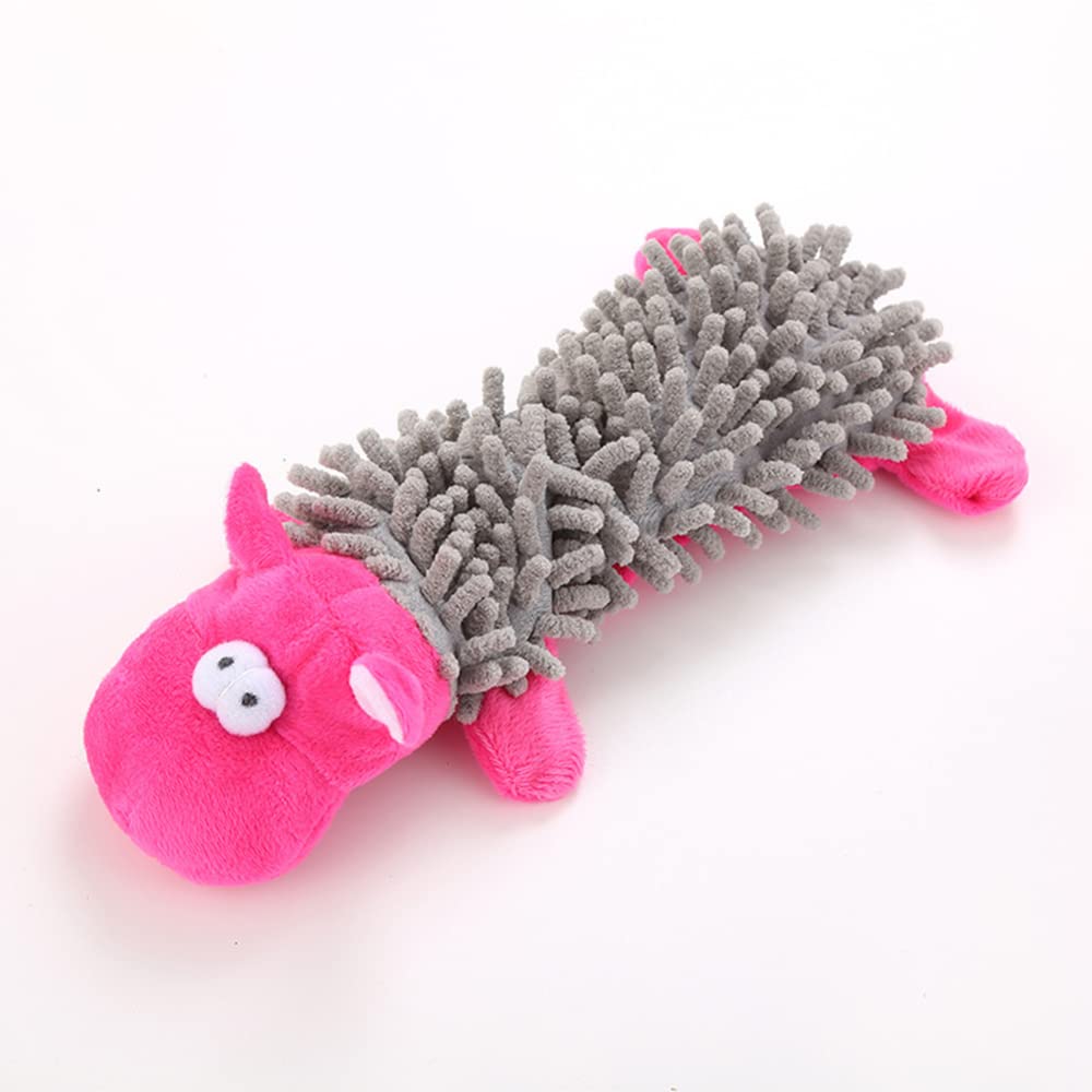 EastVita Durable Dog Chew Toys - Bite-Resistant Plush Animal Shaped Pet Toys for Teeth Cleaning & Molar Health | Perfect for Aggressive Chewers, Puppy Teething & Interactive Playtime
