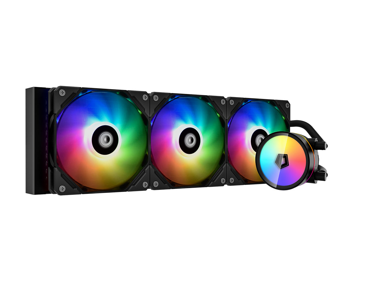 ID Cooling ZoomFlow 360XT ARGB 360mm AIO Liquid CPU Cooler - Black | High-Performance Water Cooling System for PC Gaming & Overclocking | Perfect for Intel/AMD Ryzen Processors