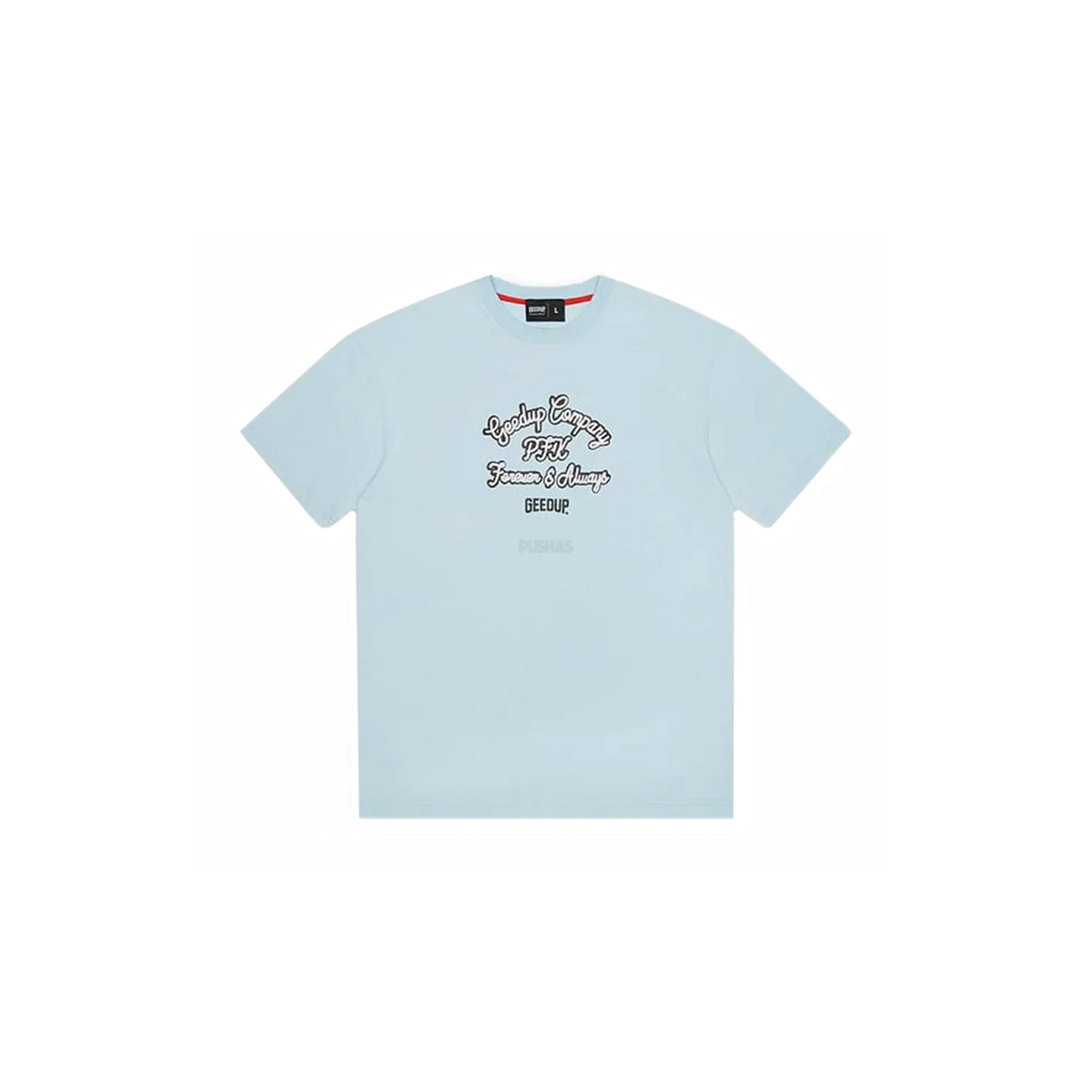Geedup Company Light Blue T-Shirt for Men - Comfortable Cotton Tee for Casual Wear, Street Style & Everyday Outfits (2023 Collection)