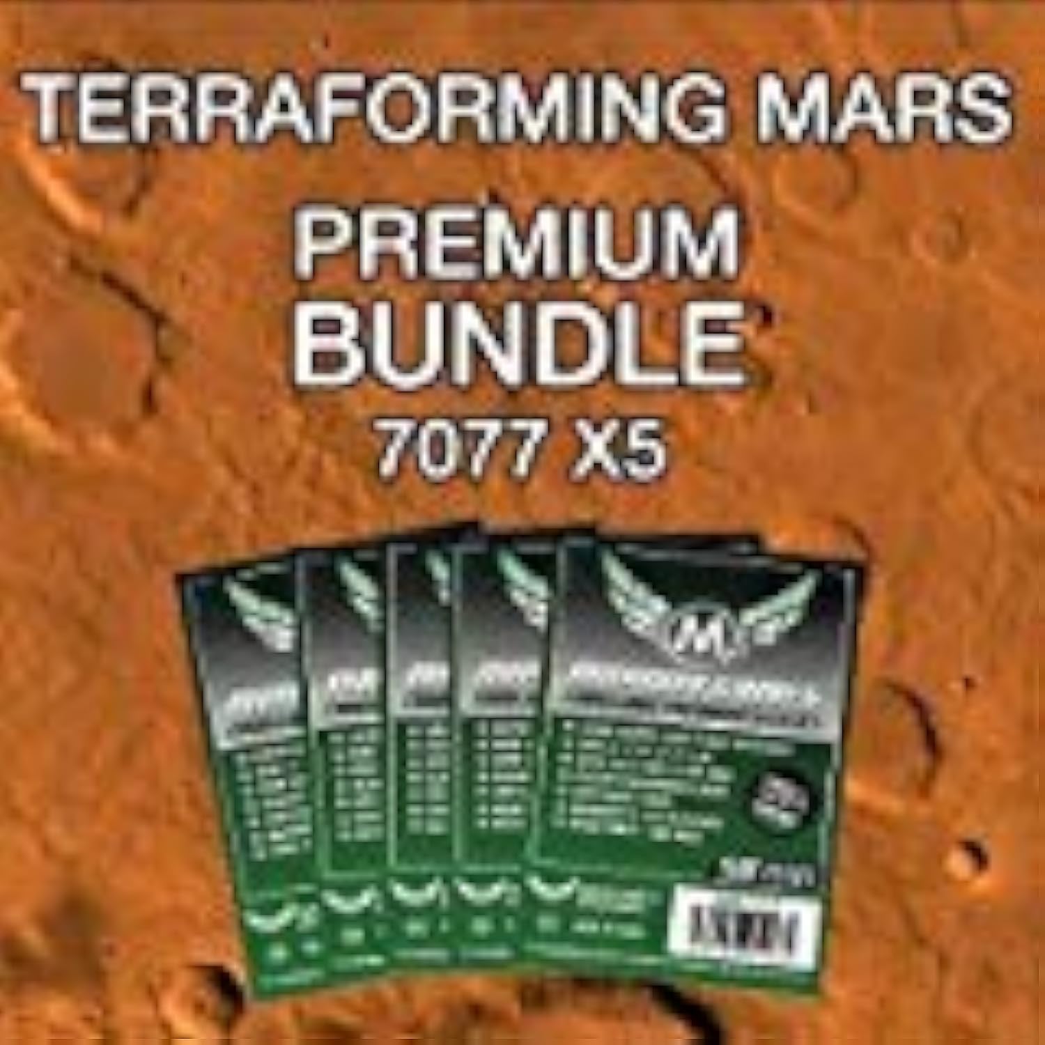 Mayday Games Terraforming Mars Premium Card Sleeve Bundle - 60 Pack Protective Sleeves for Board Game Cards | Perfect for Card Protection & Game Night Accessories