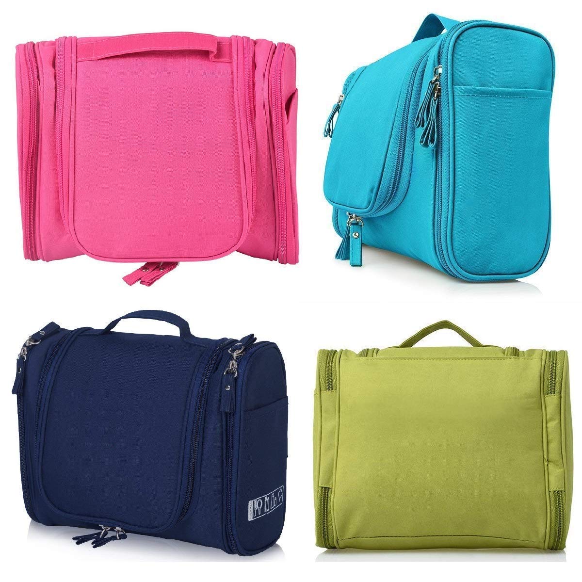 **CLEMATIS Extra Large Multifunctional Travel Makeup Organizer Bag - Cosmetic Case & Household Grooming Kit with Hook - Perfect for Women's Travel, Storage & Daily Use**    *(Use Case: Ideal for travel, gym, home organization, and keeping cosmetics, toiletries, and essentials neatly stored.)*
