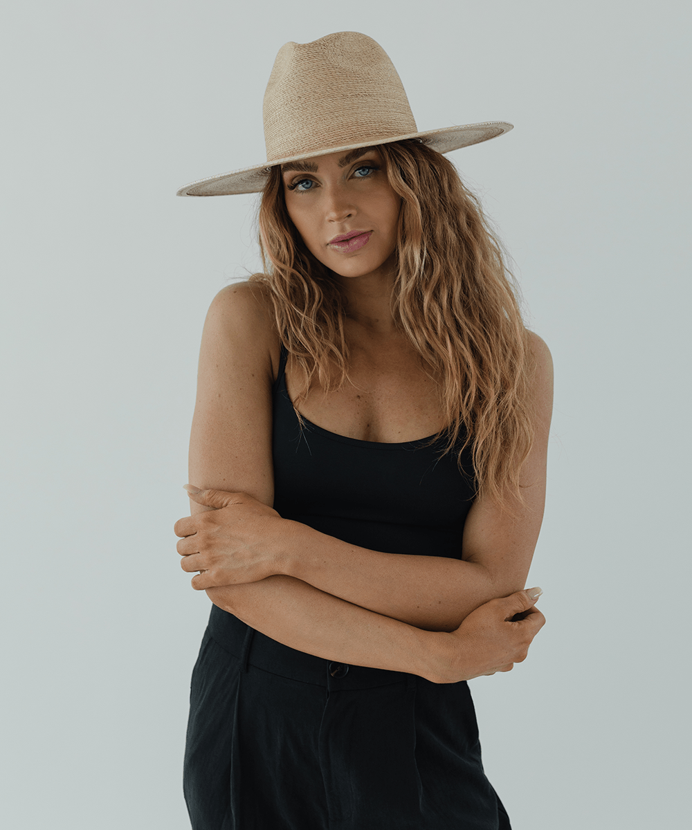 Cara Loren Women's Straw Hat - Wide Brim Sun Hat for Beach, Summer, and Outdoor Activities | UPF 50+ Sun Protection | Boho Fashion Accessory