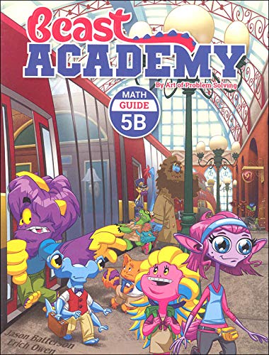Beast Academy Grade 5 Complete Math Books Set - 8 Workbooks (5A,5B,5C,5D Guides & Practice) for Kids Learning | Homeschool & Classroom Math Curriculum