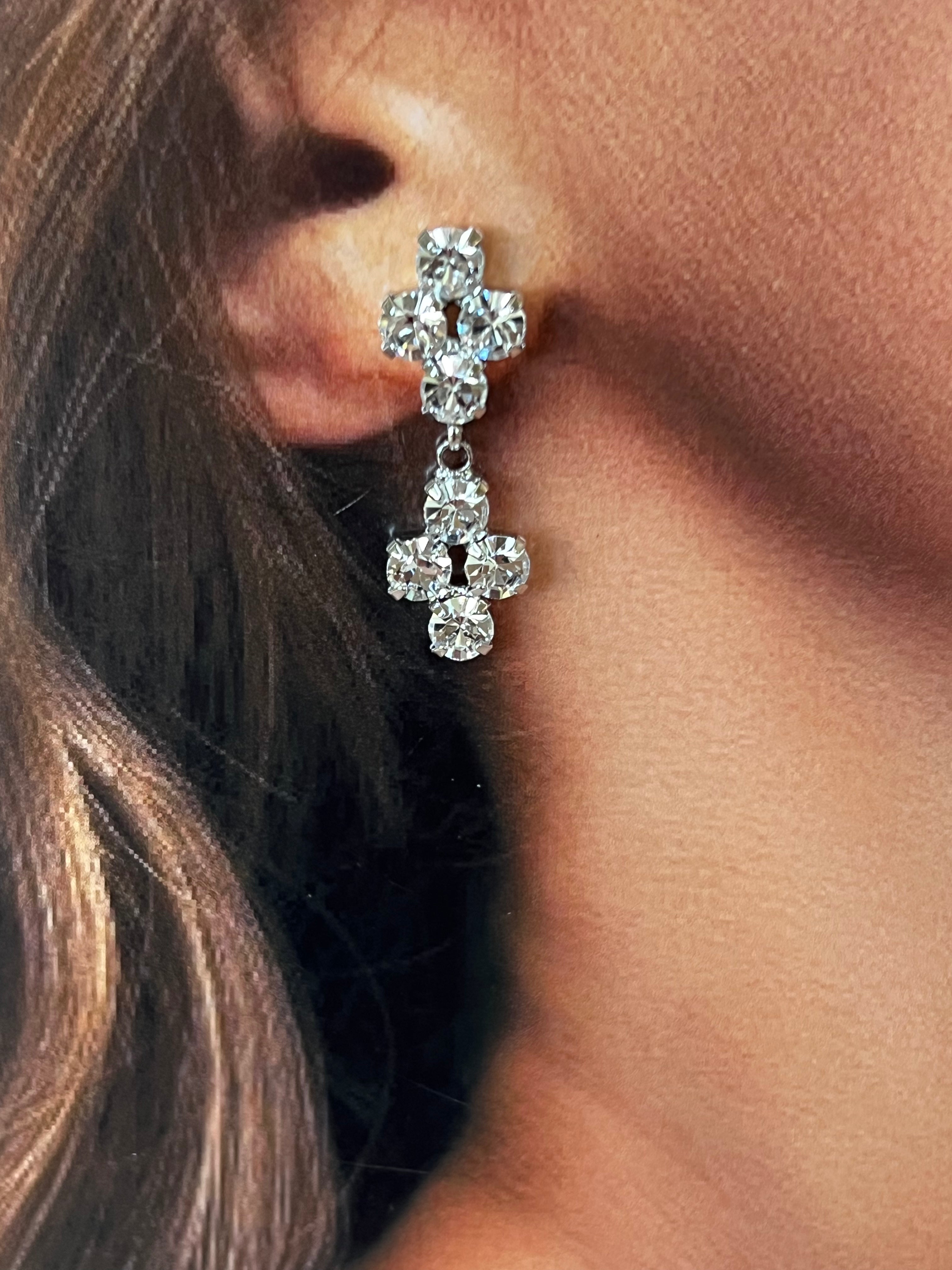 Swarovski Crystal Honeymoon Earrings for Women - Elegant Wedding & Anniversary Jewelry Gift (Final Sale) | Perfect for Bridal, Date Night & Special Occasions