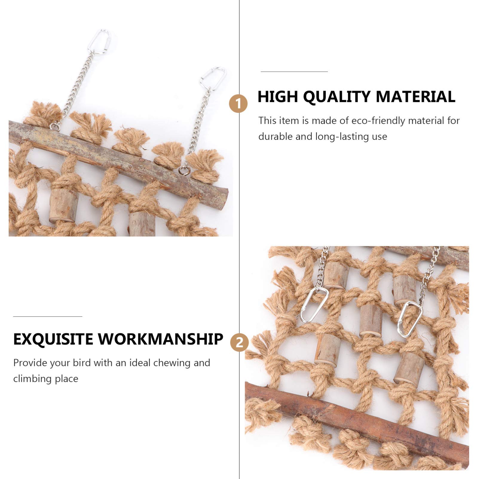 Balacoo 1pc Parrot Climbing & Chewing Toy - Durable Bite-Resistant Plaything for Pet Birds - Interactive Play & Exercise Toy for Parakeets, Cockatiels, Conures - Perfect for Cage Enrichment & Mental Stimulation