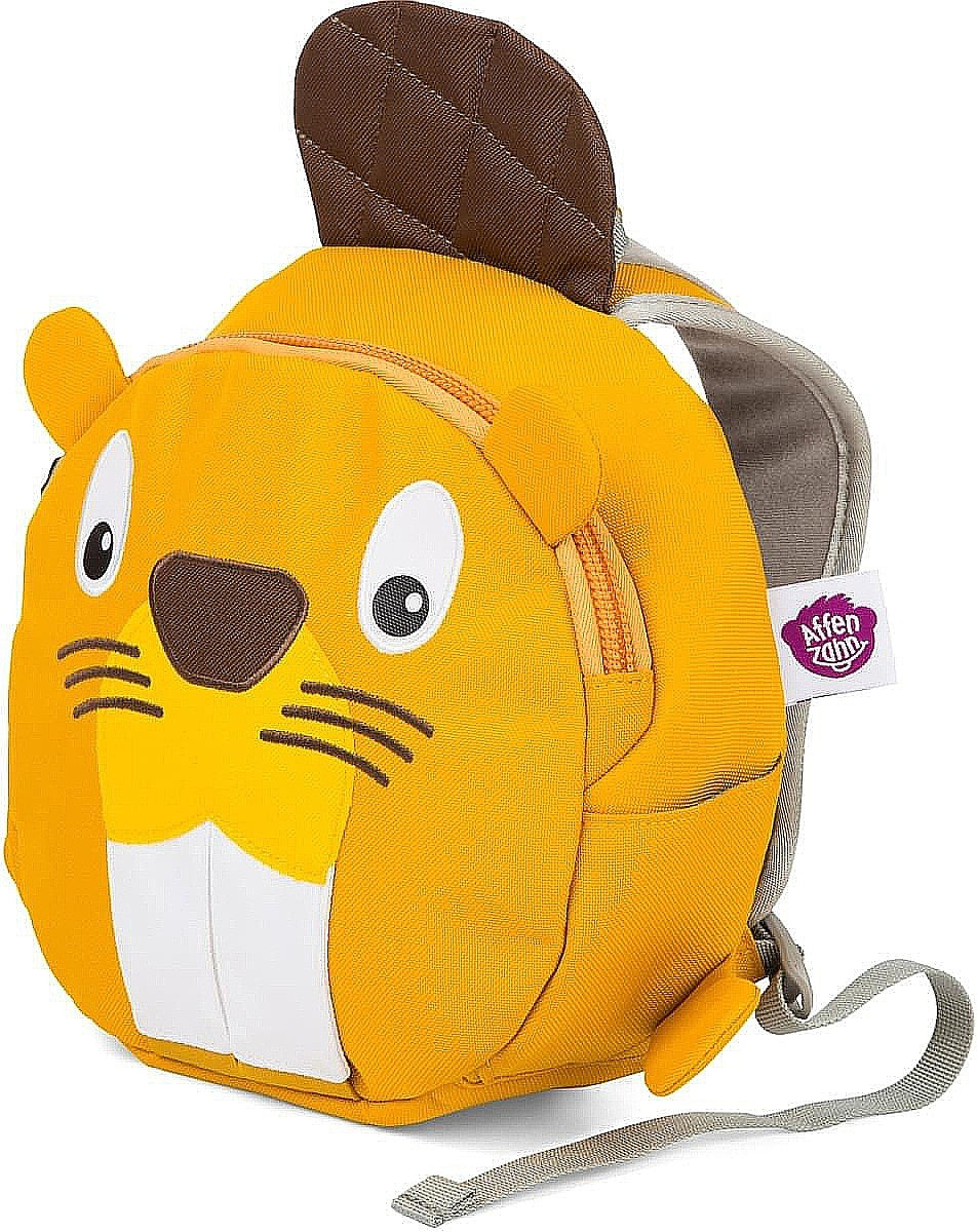 Affenzahn Small Ben the Beaver Backpack for Kids - Lightweight & Waterproof School Bag for Boys & Girls - Perfect for Daycare, Preschool & Outdoor Adventures