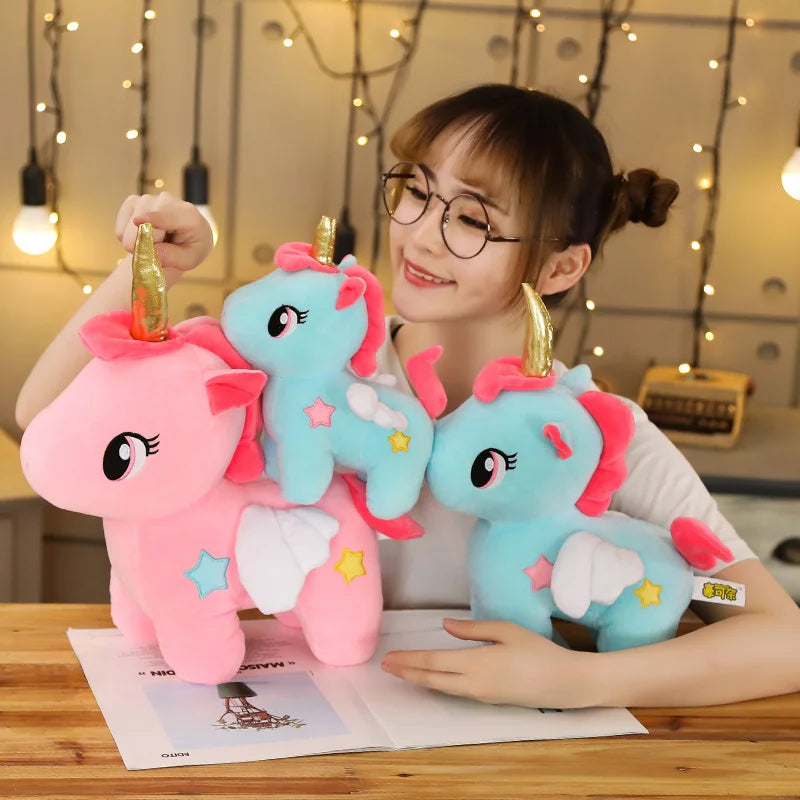Soft Unicorn Plush Toy 10/20cm - Cute Stuffed Animal Pillow for Baby Kids, Perfect for Sleeping, Comfort & Birthday Gifts for Girls & Children - Ideal for Bedtime, Nursery Decor, Playtime & Party Favors