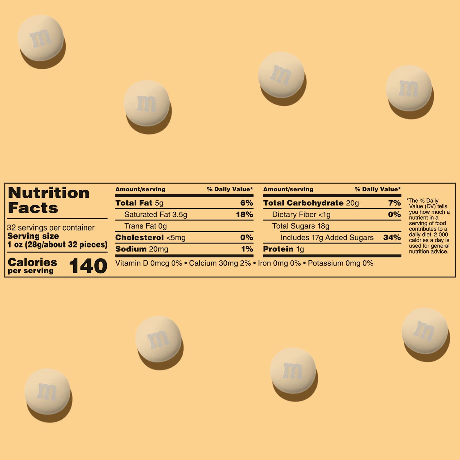 M&M'S Creamy Milk Chocolate Candy Bulk - 5lb Resealable Bag for Parties, Holidays & Baking | Perfect for Weddings, Graduations, Birthday Favors, Dessert Toppings & Office Snacks