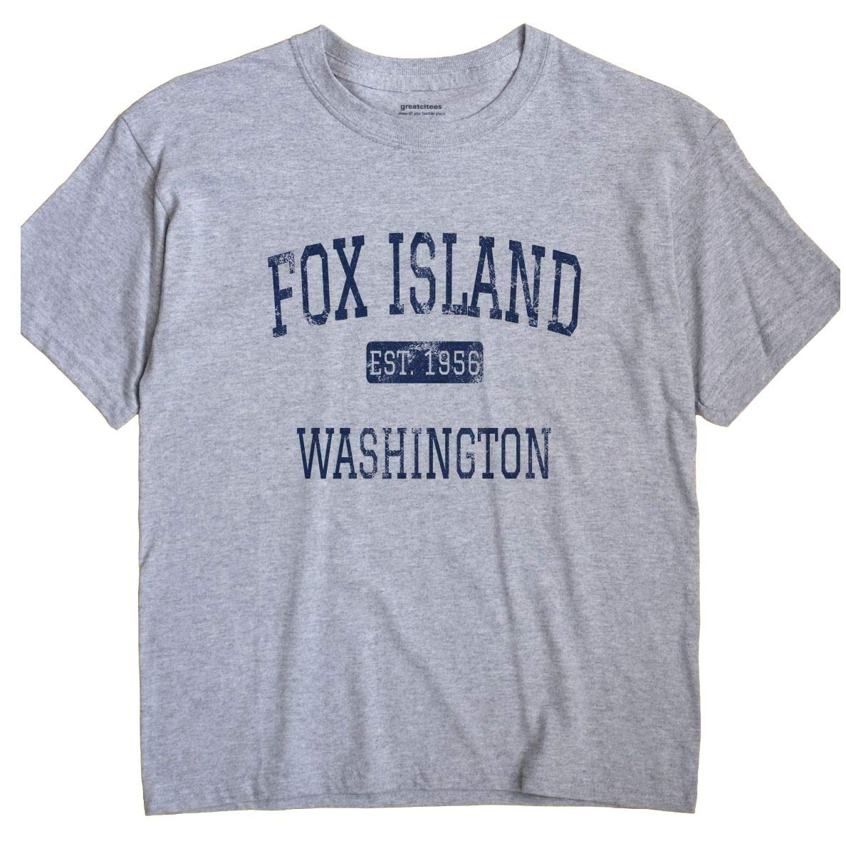 Fox Island Washington T-Shirt | Vintage Style Graphic Tee | Comfortable Cotton Apparel for Men & Women | Perfect for Travel, Gifts & Casual Wear