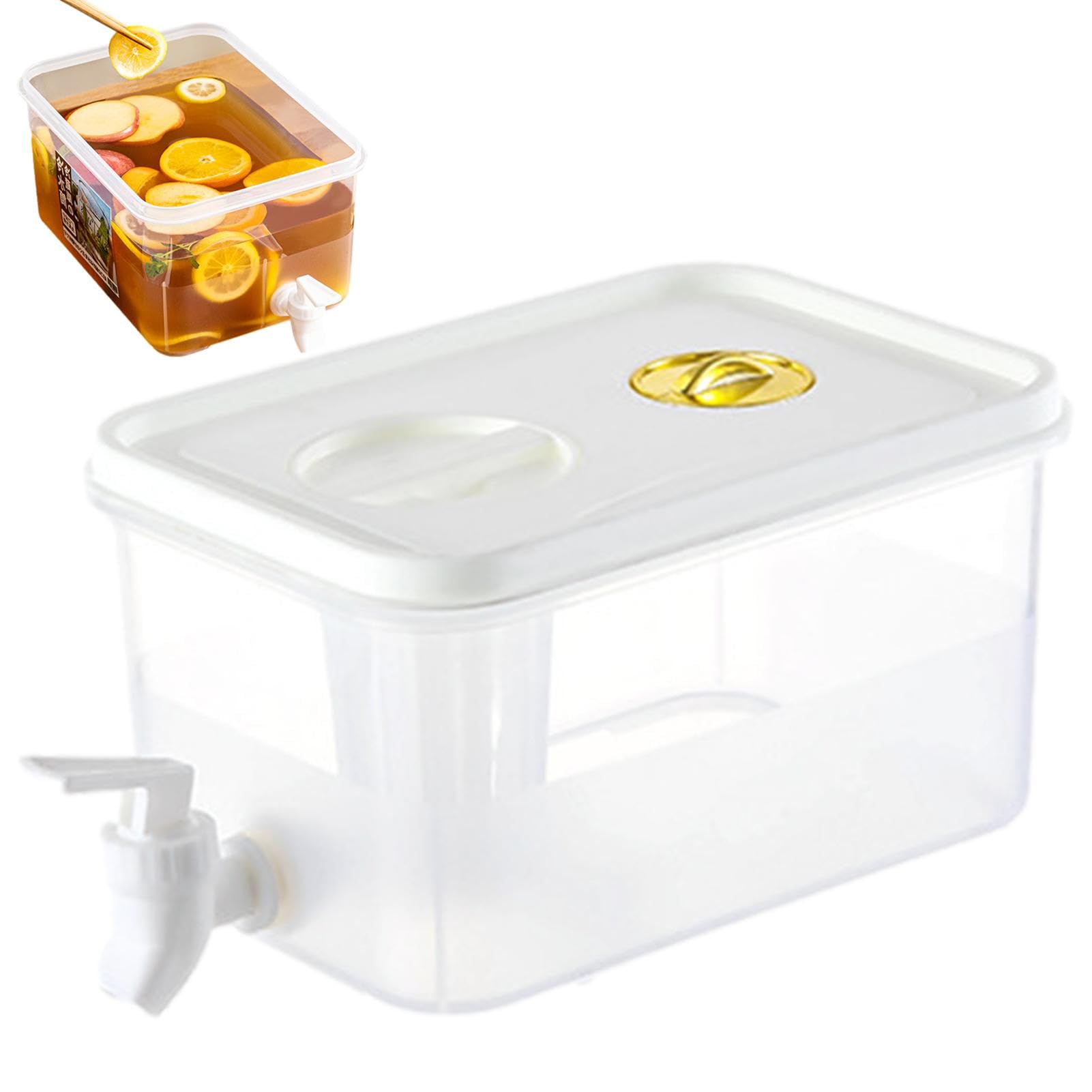3L/5L/10L Leak-Proof Beverage Dispenser with Tap - Cold Drink Dispenser for Juice, Iced Tea, Lemonade, Beer - Perfect for Parties, BBQs, and Outdoor Events