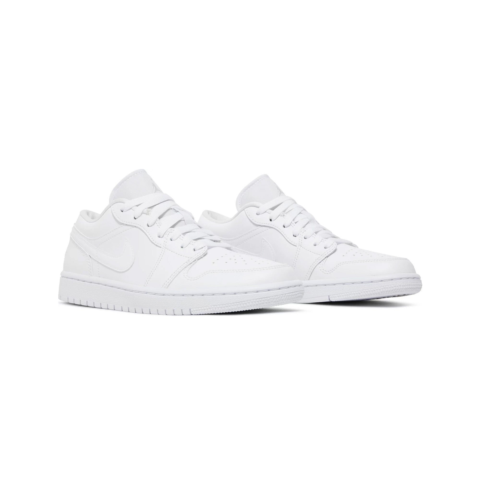 Air Jordan 1 Low 'White' Women's Sneakers (2022) - Comfortable Casual Shoes for Walking, Running & Streetwear Fashion