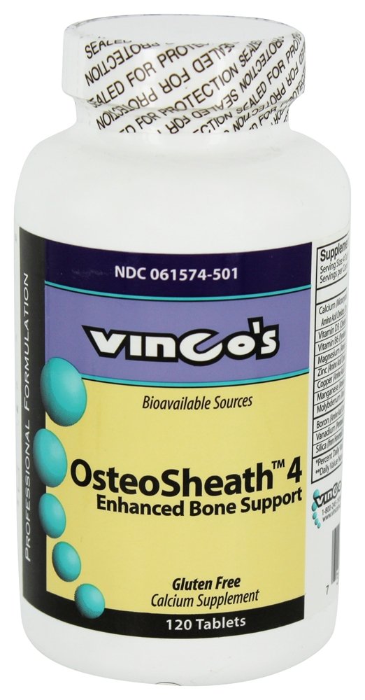 Vinco's OsteoSheath4 - 120 Tablets for Bone & Joint Health Support | Advanced Joint Care Supplement for Adults | Supports Mobility & Flexibility