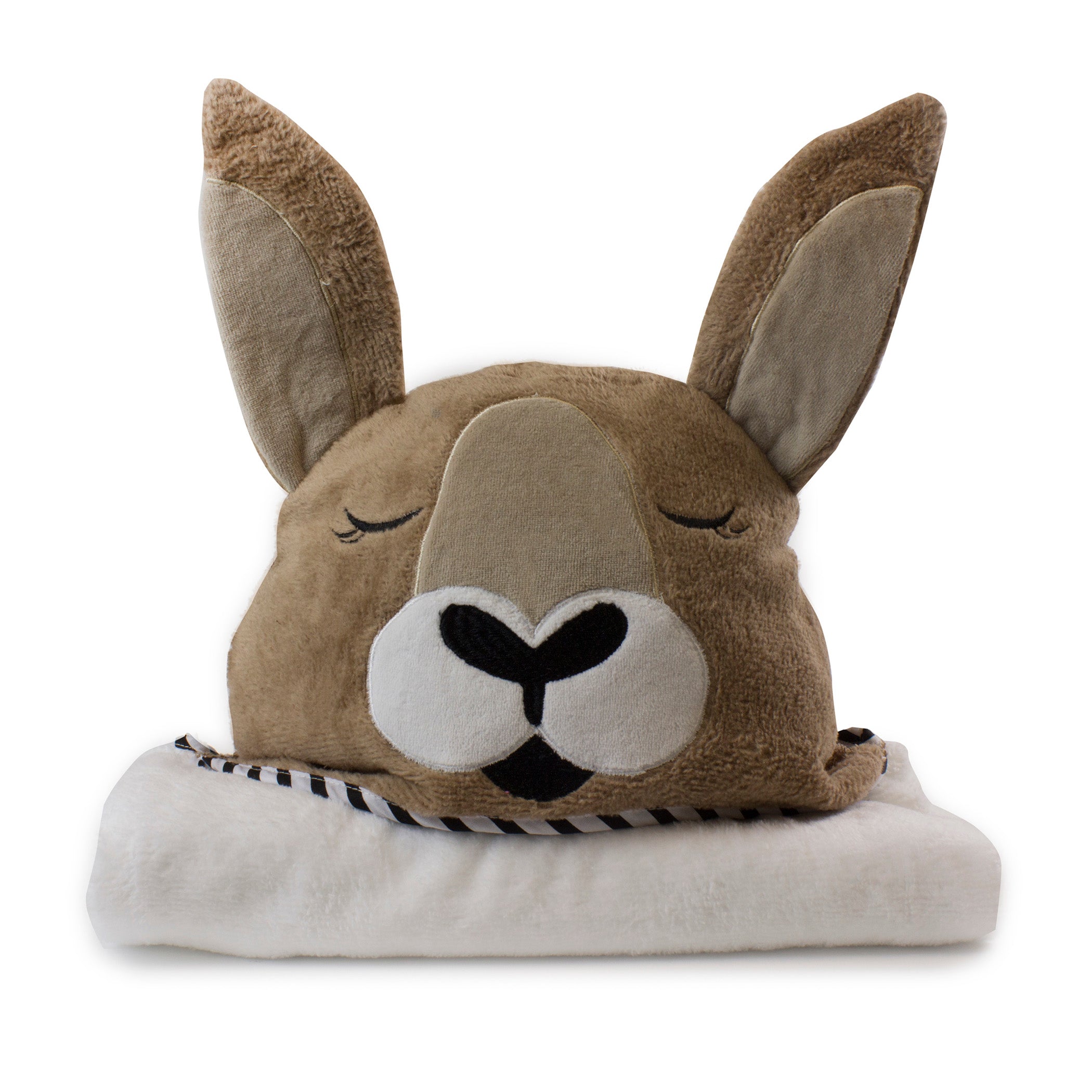 Soft Kangaroo Hooded Bath Towel for Kids - Cute Australian Animal Themed Bathrobe for Boys & Girls - Perfect for Bath Time, Swimming, and Beach Fun
