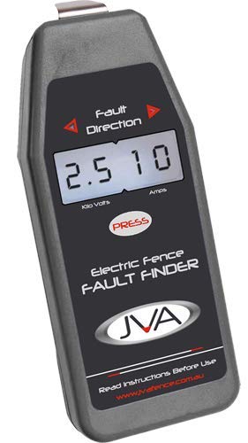JVA Fault Finder & Fence Tester - Wireless Design Prevents Tangles & Shocks | Built-in Digital Voltage & Current Meter with LCD Display | Perfect for Electric Fence Maintenance & Farm Safety