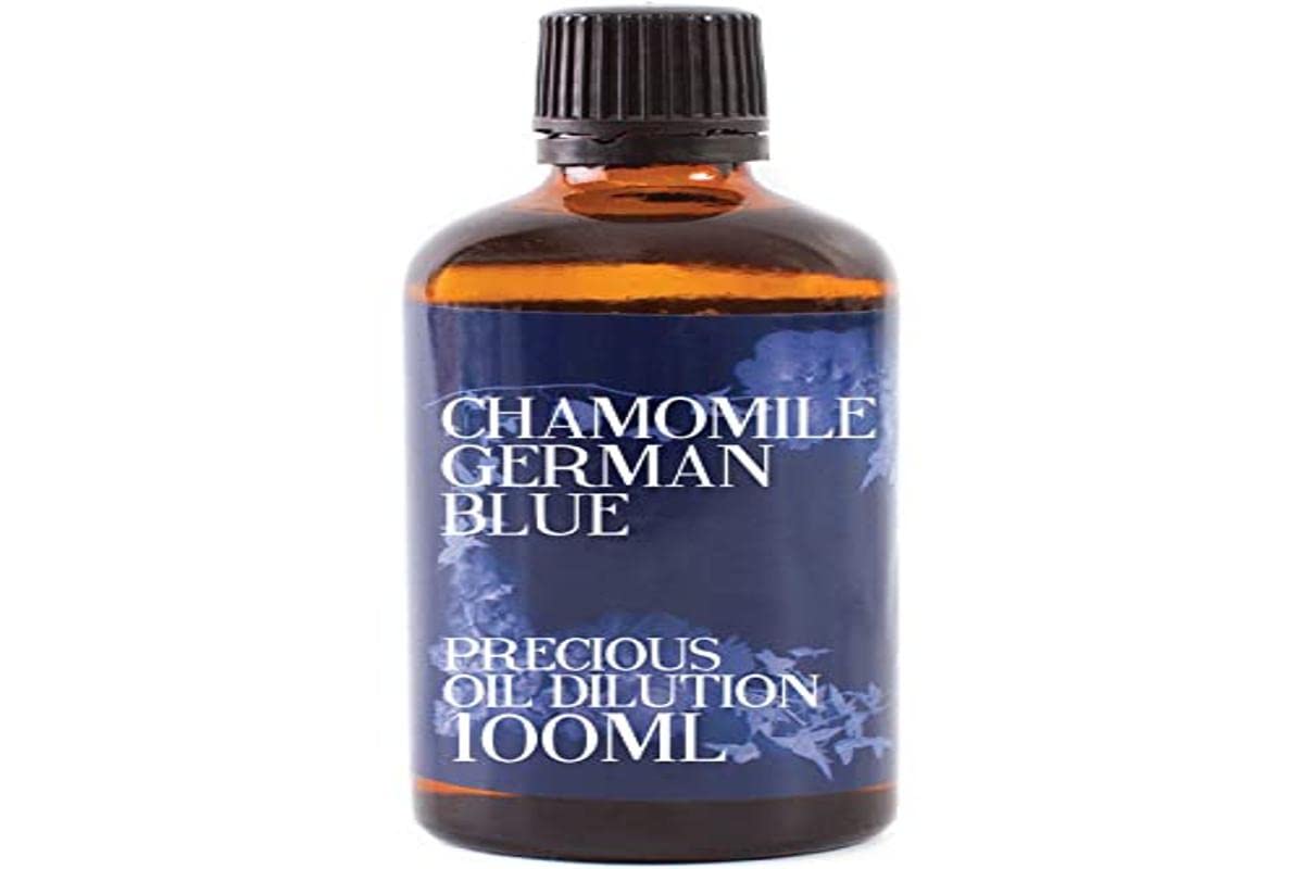Pure Chamomile German Blue Essential Oil 3% Dilution with Jojoba - 100ml | Organic, Relaxing Aromatherapy Oil for Stress Relief, Sleep Aid & Skin Care | Perfect for Diffusers, Massage & DIY Beauty Products