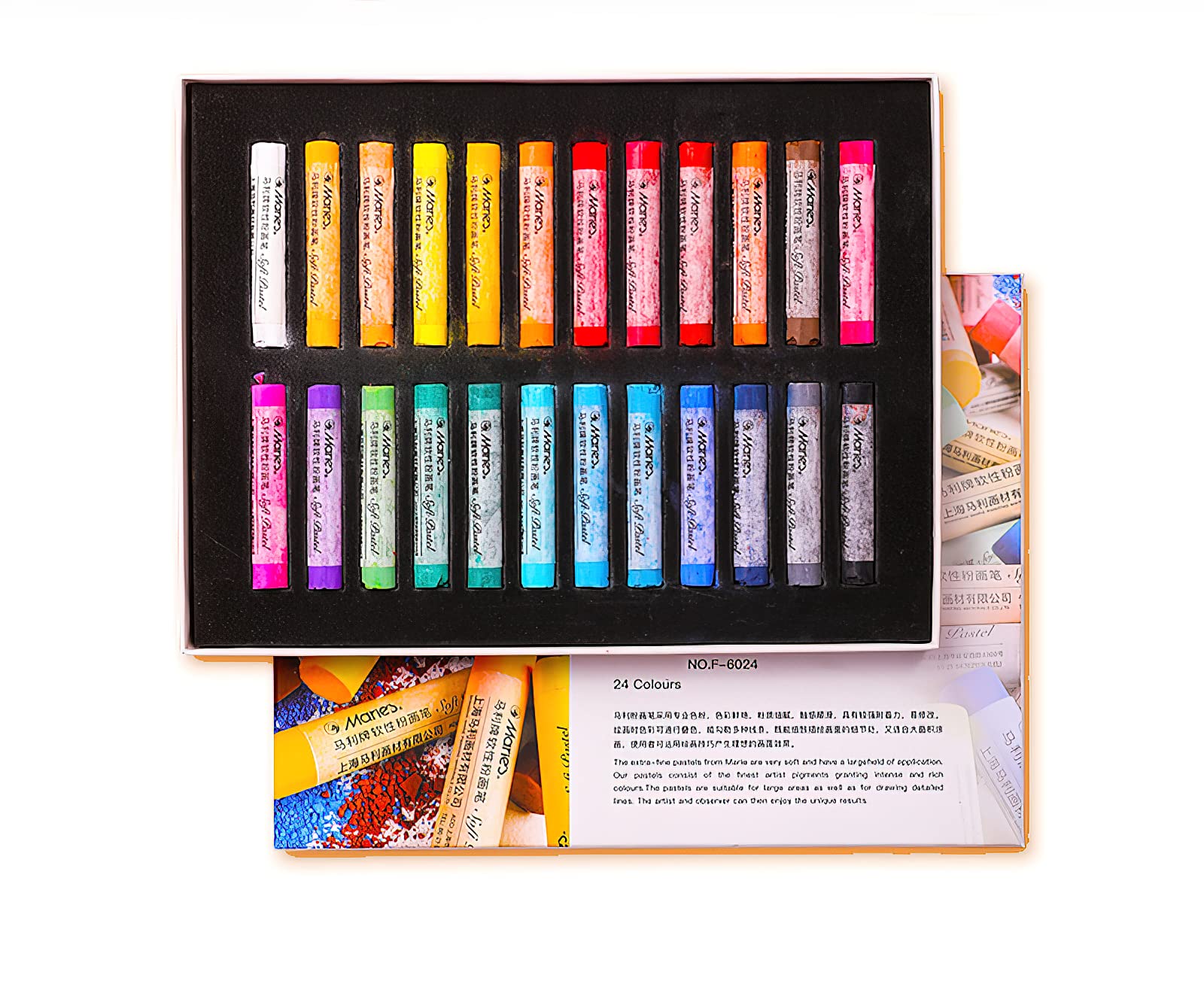 Professional Soft Pastel Chalk Set - 36 Vibrant Colors for Artists, Drawing & Sketching | Ideal for Portraits, Landscapes & Classroom Art Projects