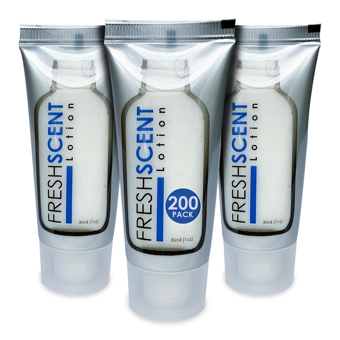 Freshscent Lotion 1oz (200 Pack) - Travel Size Bulk Toiletries for Hotels & Hospitality Industry | Mini Moisturizer for Guest Amenities, Spa, Airlines & Hospitality Kits