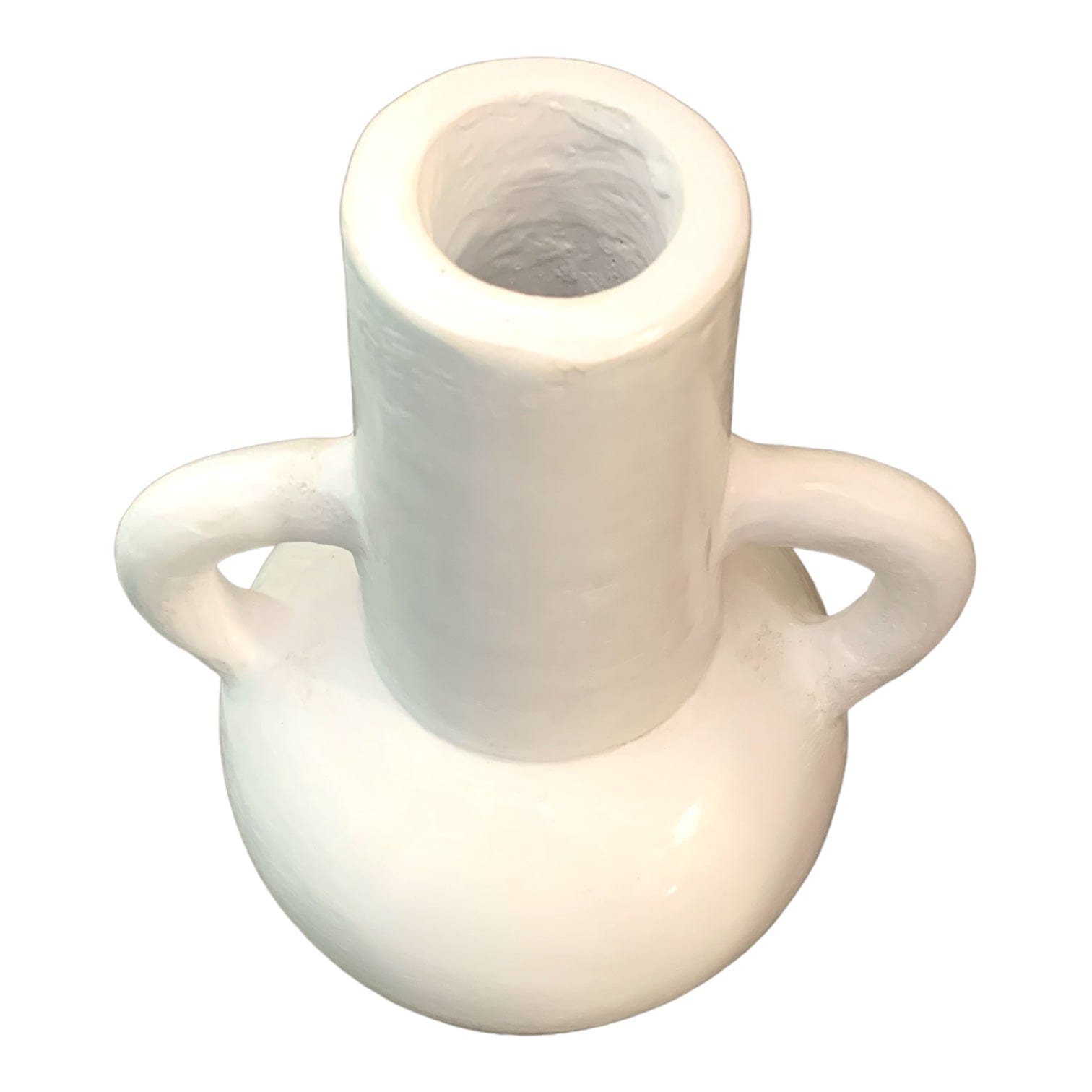 Elegant White Tulip Vase - Modern Ceramic Flower Vase for Home Decor, Wedding Centerpieces & Spring Table Arrangements