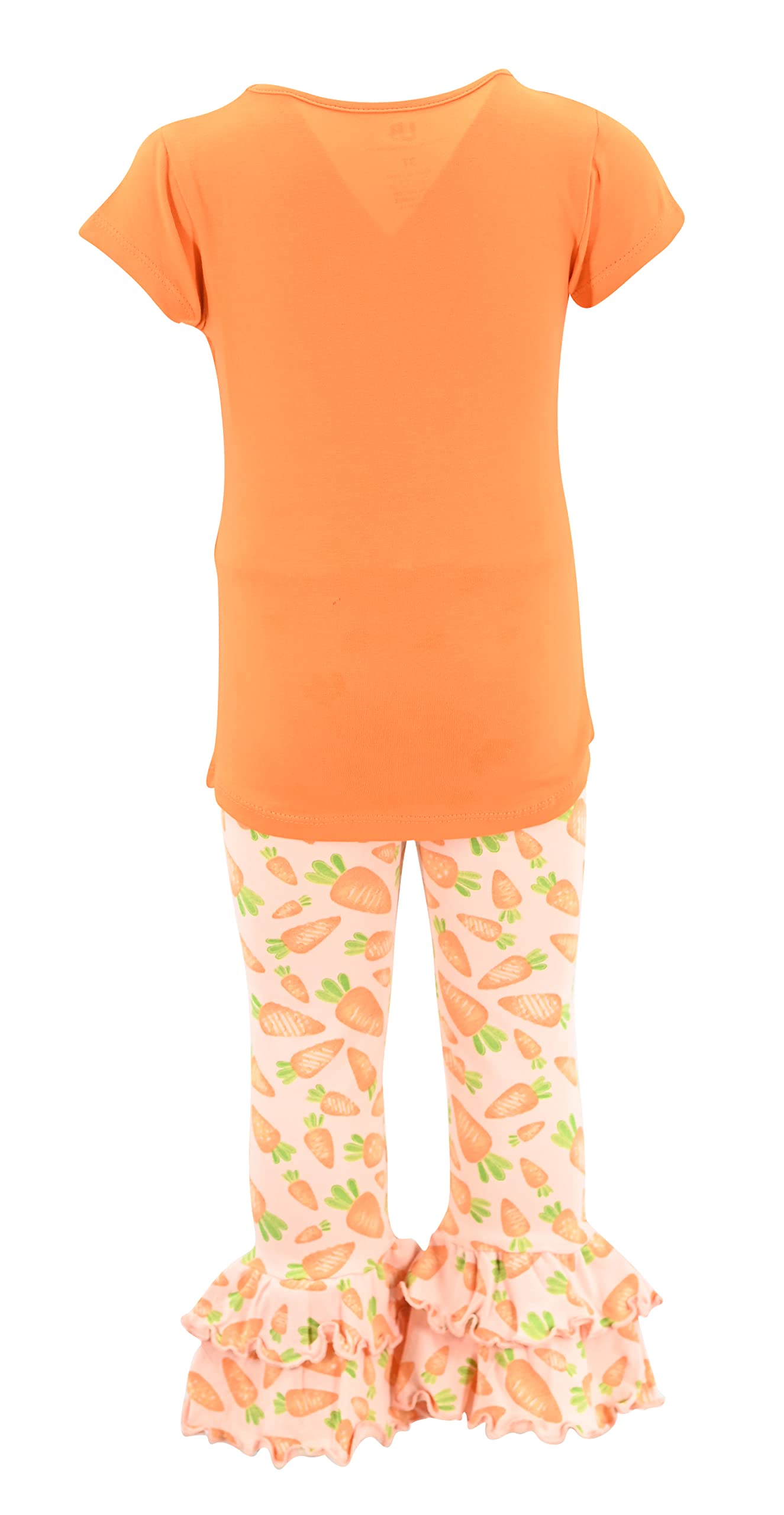 Girls 2-Piece Ruffle Leggings & Shirt Set - Toddler Outfit for Playtime