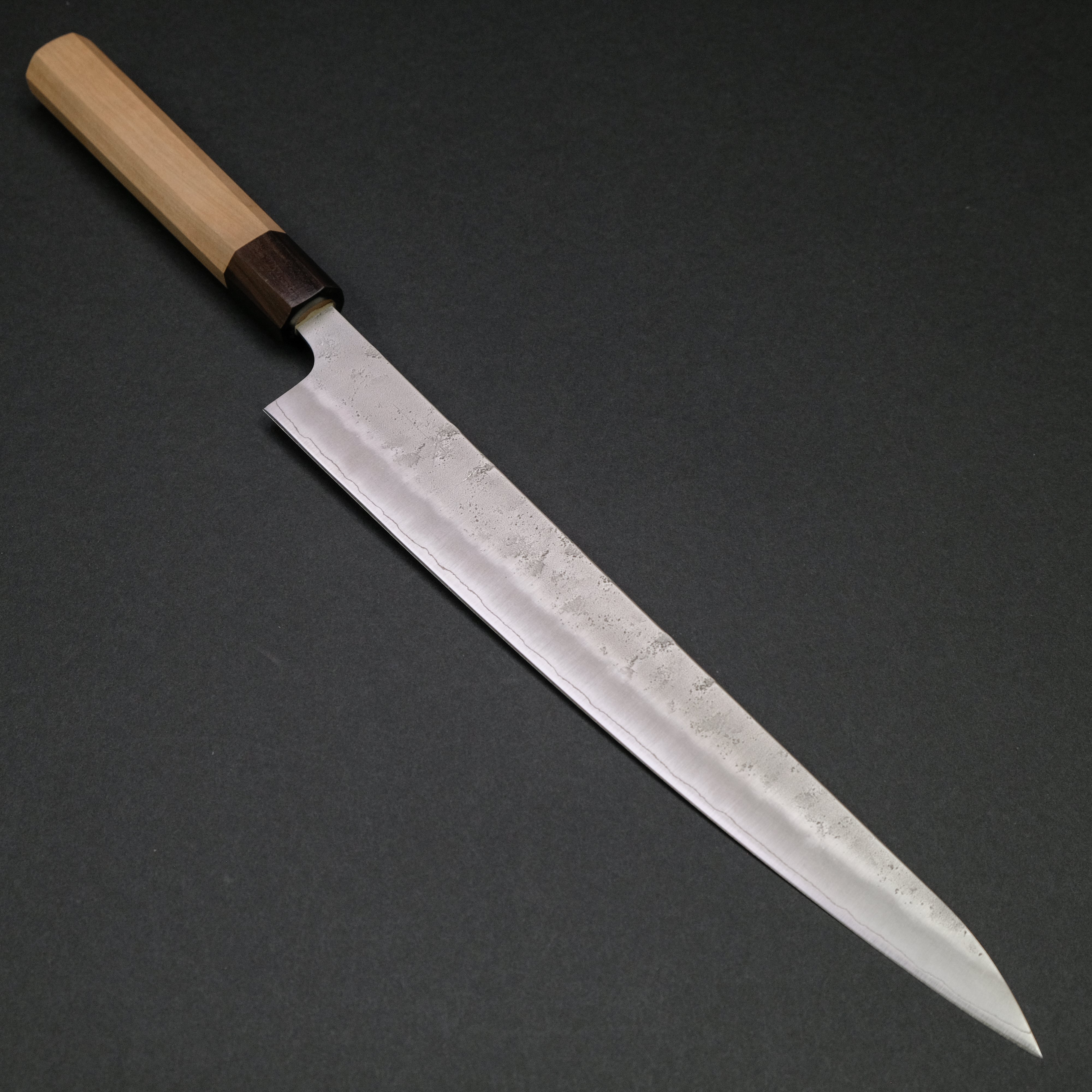 Hitohira Futana S3 Nashiji Sujihiki 270mm Japanese Chef Knife - Cherry Wood Handle for Slicing Meat, Sushi & Precision Cutting - Perfect for Home Chefs & Professional Kitchens