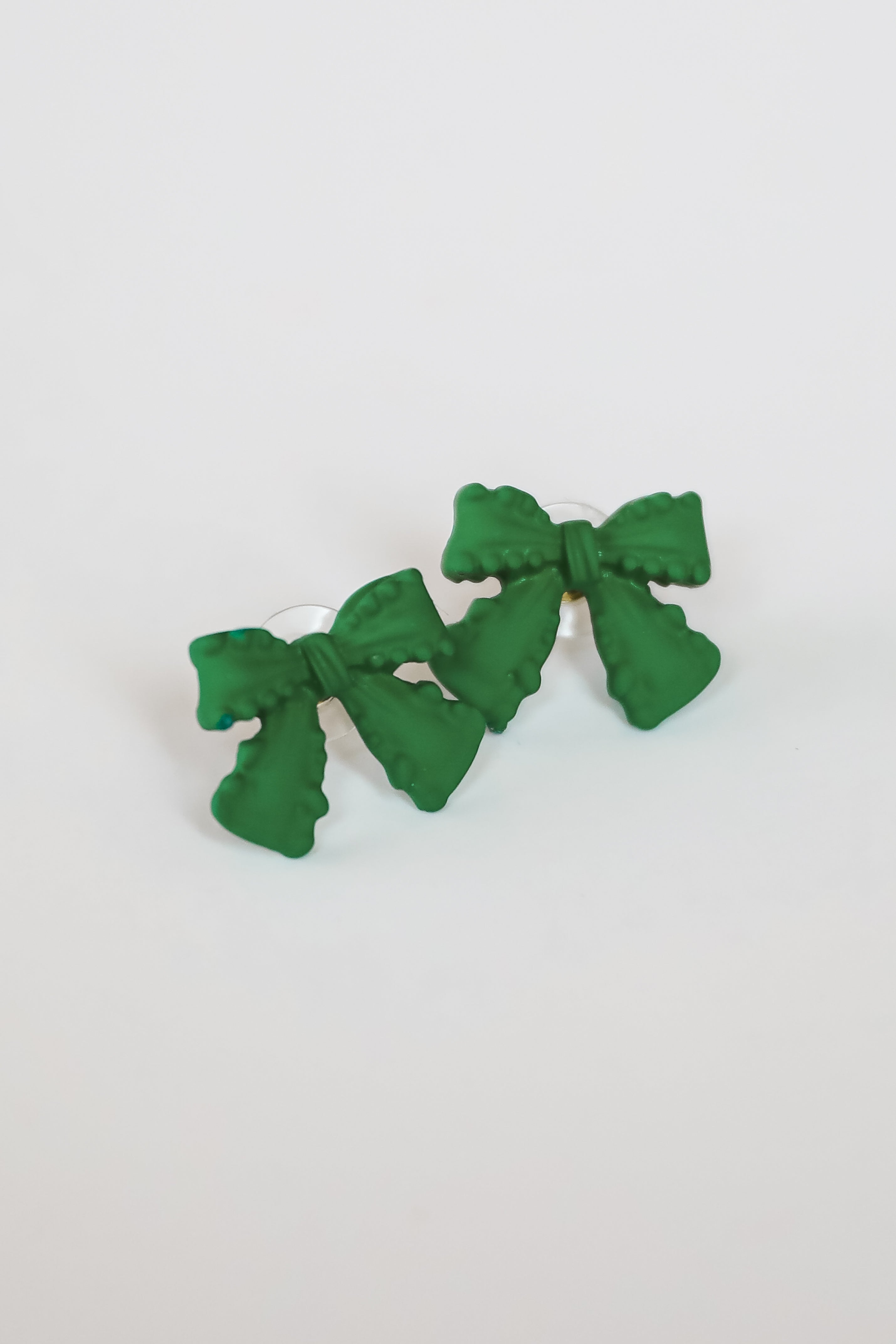 Elegant Clara Matte Bow Earrings for Women - Fashion Jewelry Gift for Her - Perfect for Parties, Weddings & Everyday Wear