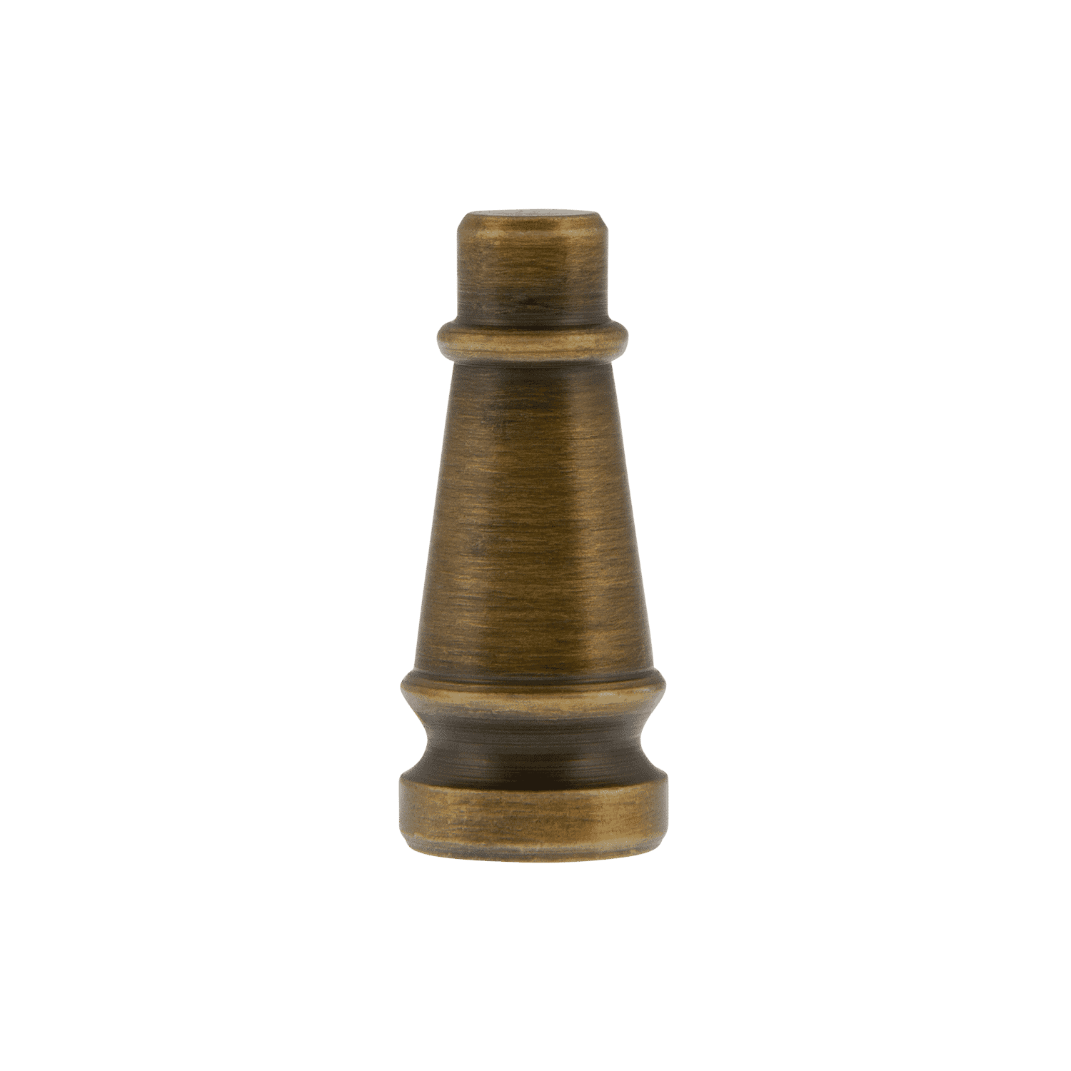 2.5mm Steeple Finial in Antique Brass - Decorative Cabinet Hardware for Furniture, Doors & DIY Projects - Perfect for Vintage Home Decor & Restoration