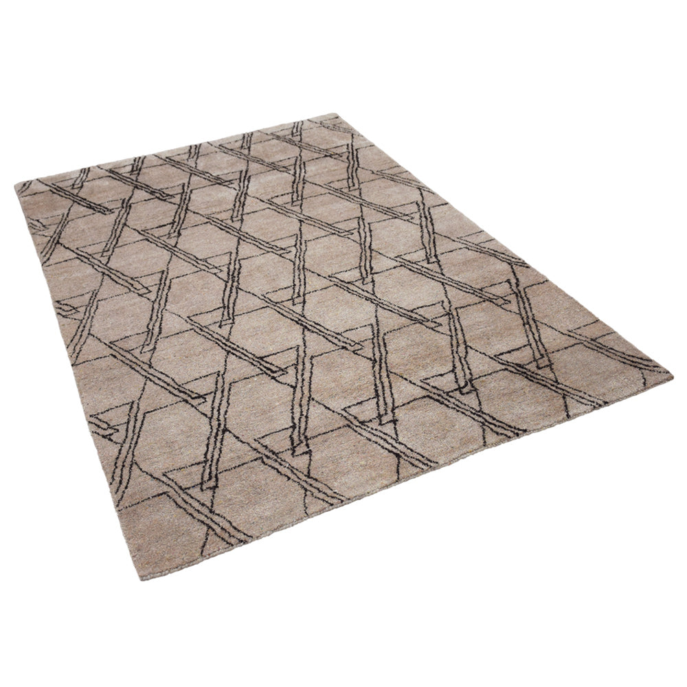 Elysium Hand Knotted Rug - Premium Handmade Wool Area Rug for Living Room, Bedroom & Dining Room - Boho Chic Home Decor for Cozy & Stylish Interiors