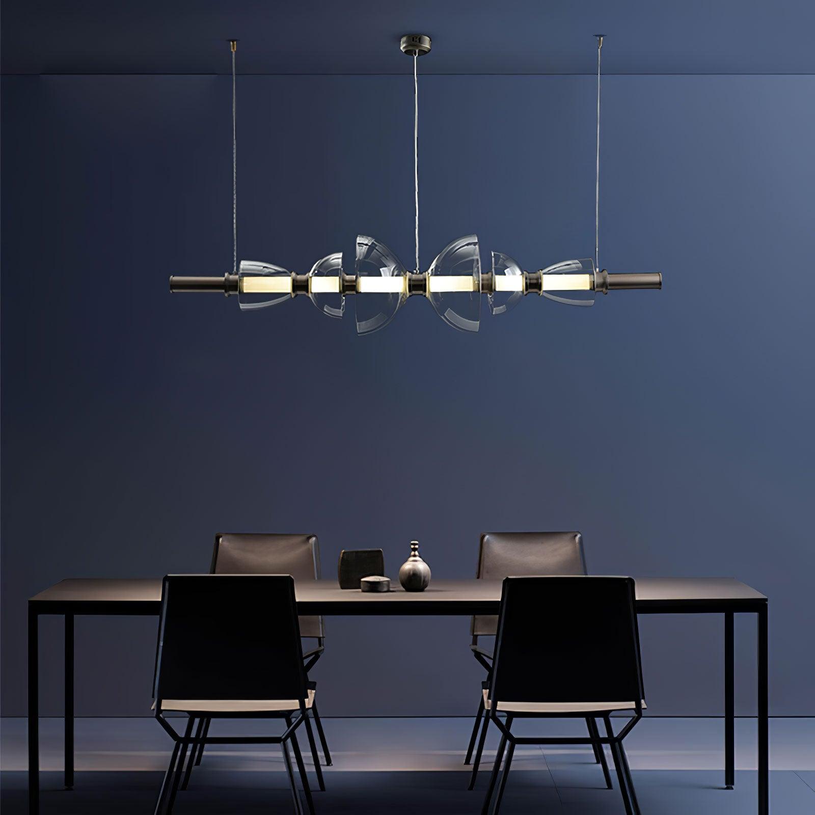 Aurora Luminosity Pendant Lamp - Modern Nordic Style Ceiling Light for Living Room, Bedroom & Dining Room - Perfect for Home Decor and Ambient Lighting
