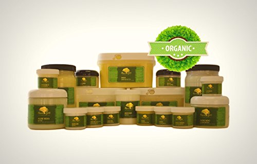 6 Lb Unrefined Organic Shea Butter - Cold Pressed, 100% Pure, Rich in Vitamins A & E - Perfect for DIY Skincare, Hair Care, and Natural Moisturizing