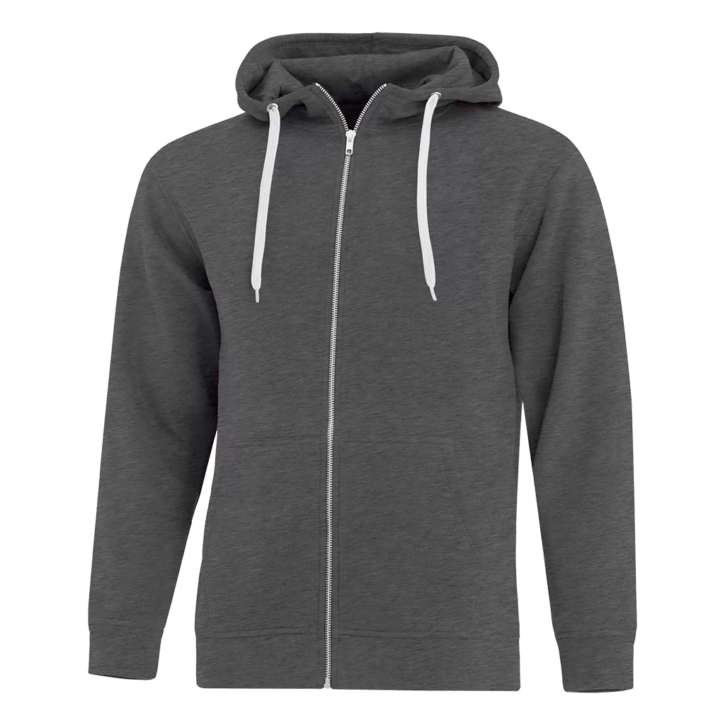 Premium Unisex ATC Ring-Spun Cotton Full Zip Hoodie - Cozy & Stylish for Casual Wear, Outdoor Activities & Gym Workouts