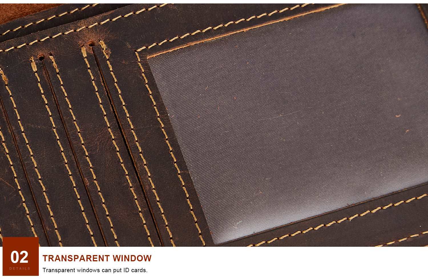 Premium Genuine Leather Wallet for Men - RFID Blocking, Slim Bifold Design - Perfect for Everyday Carry, Travel & Business (Brown)
