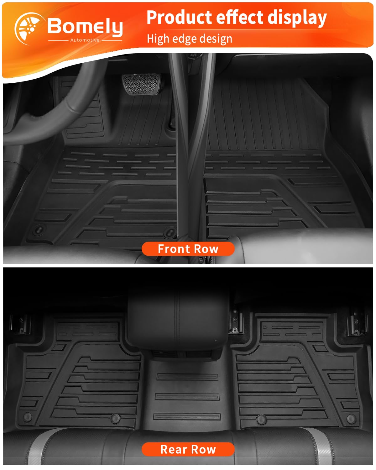 All-Weather TPE Cargo Floor Mats for 2019-2025 Toyota RAV4 - Custom Fit Trunk Liner Set (4-Piece) - Waterproof & Durable Protection for SUV Accessories - Perfect for Road Trips, Camping & Daily Use