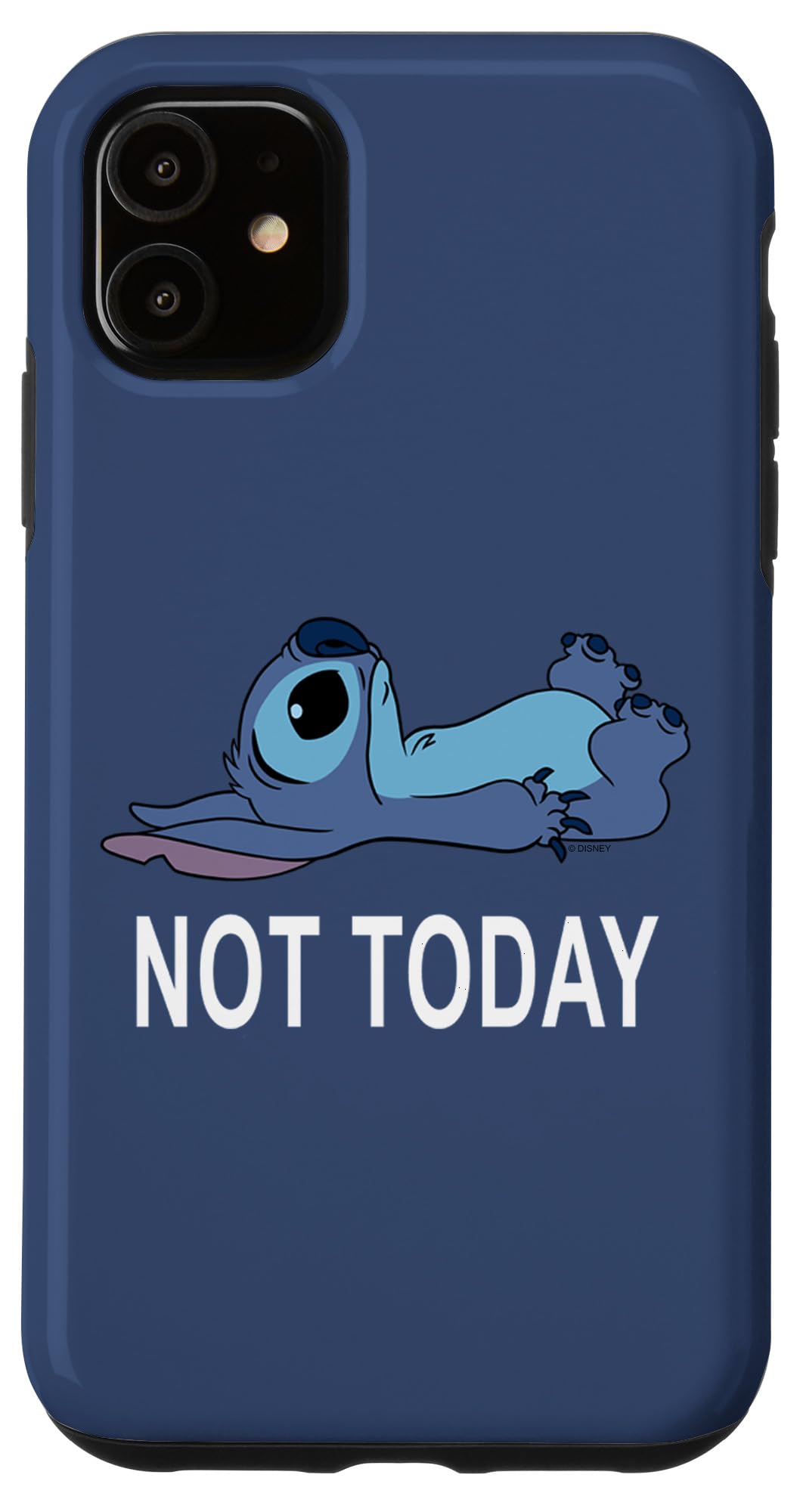 iPhone 11 Disney Lilo & Stitch 'Not Today' Phone Case - Cute Protective Cover for Everyday Use, Travel & Disney Fans