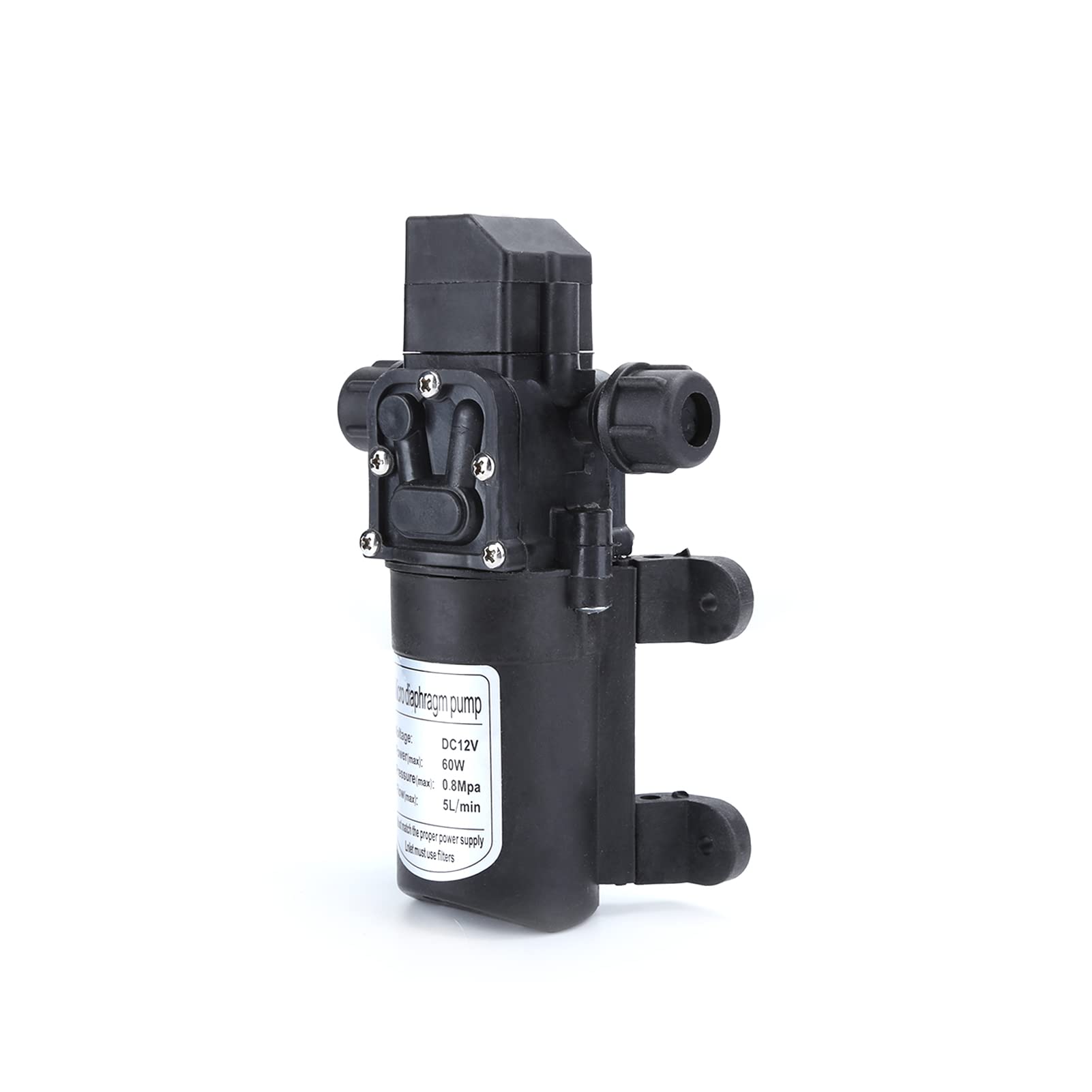High Pressure Water Pump 12V DC 116PSI - MAGT Self-Priming Water Pump for Caravan, Boat, Camping with Built-in Pressure Switch | RV, Marine & Outdoor Water Supply Solution