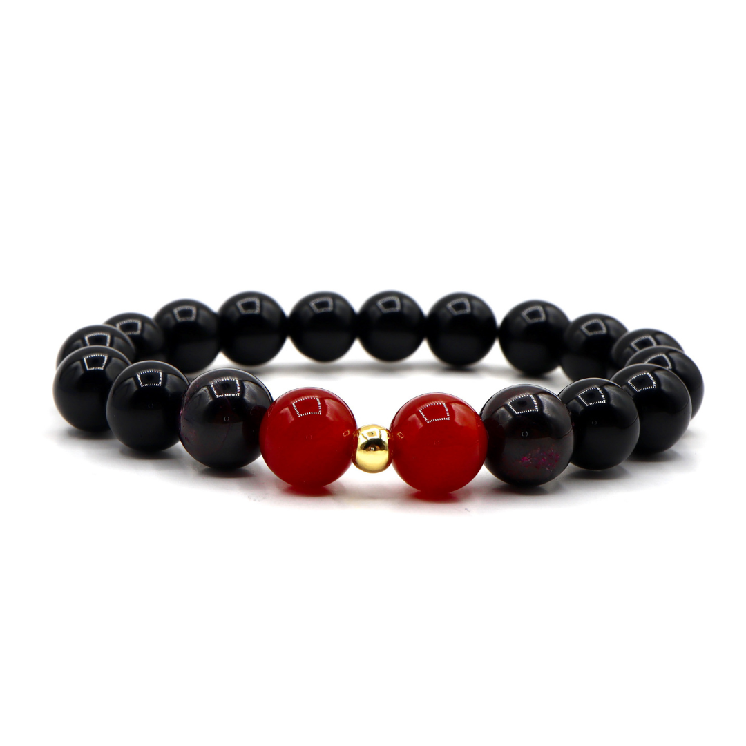 Aries Zodiac Bracelet - Garnet & Carnelian Gemstone Jewelry for Women - Perfect for Birthdays, Gifts & Spiritual Healing