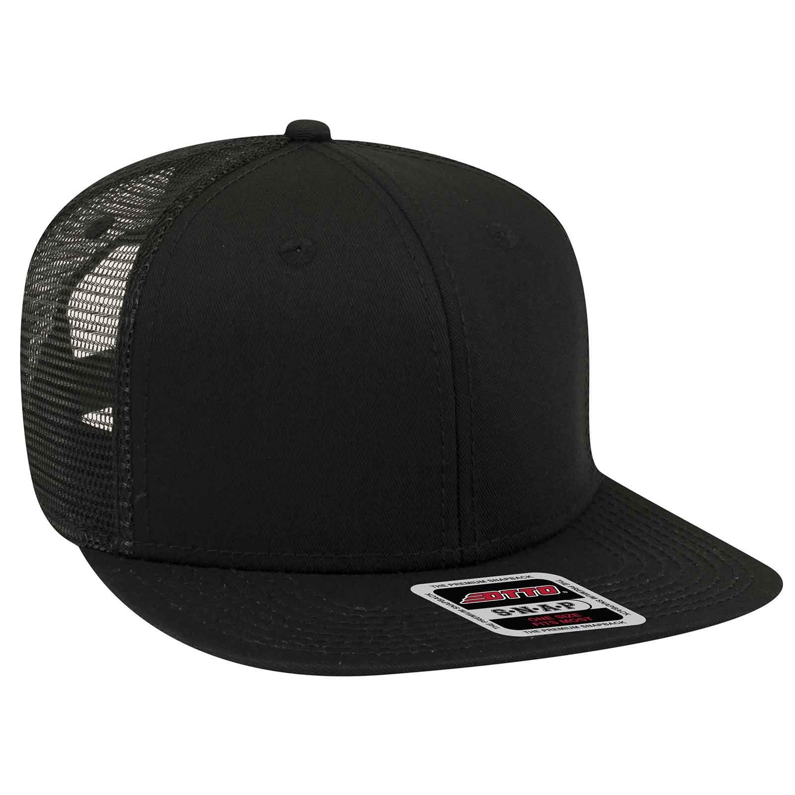 OTTO Wholesale 12-Pack 6-Panel Mid Profile Mesh Back Trucker Snapback Hats - Bulk Baseball Caps for Men & Women - Perfect for Outdoor Sports, Casual Wear, and Promotional Events