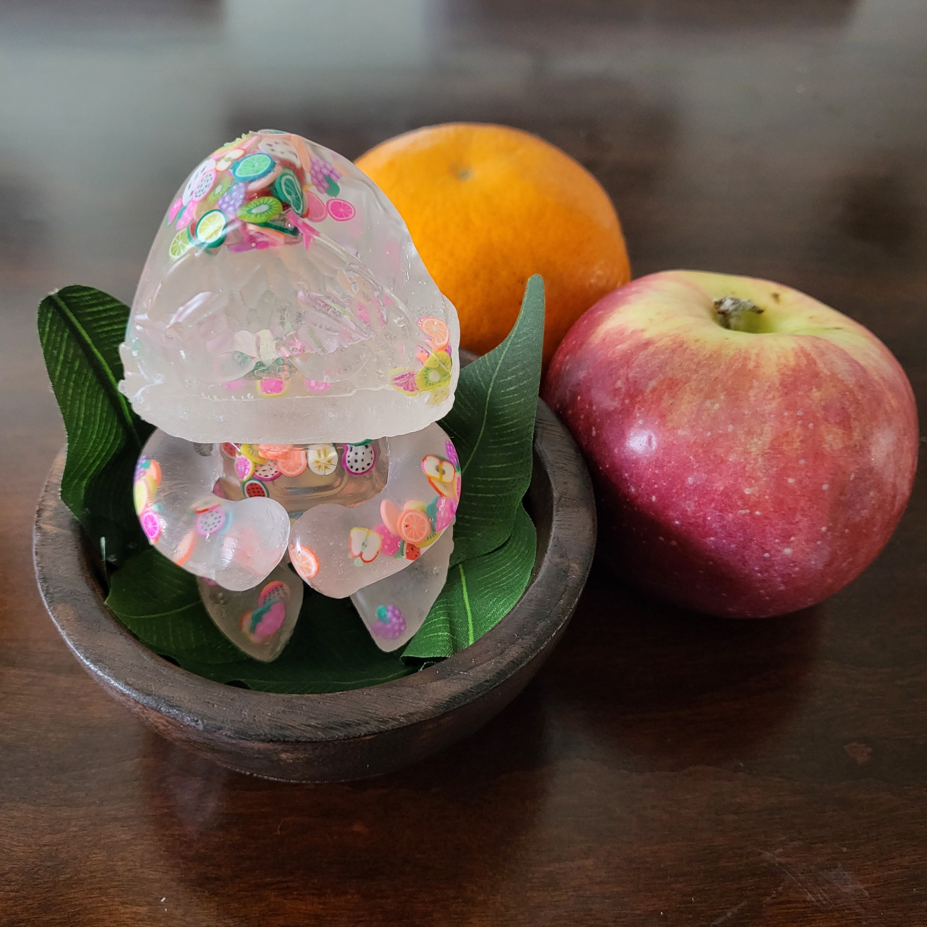 Bunny Mischief Clear Fruit Salad Jar with Assorted Fruits - Perfect for Kids' Lunchboxes, Party Favors & Healthy Snacking