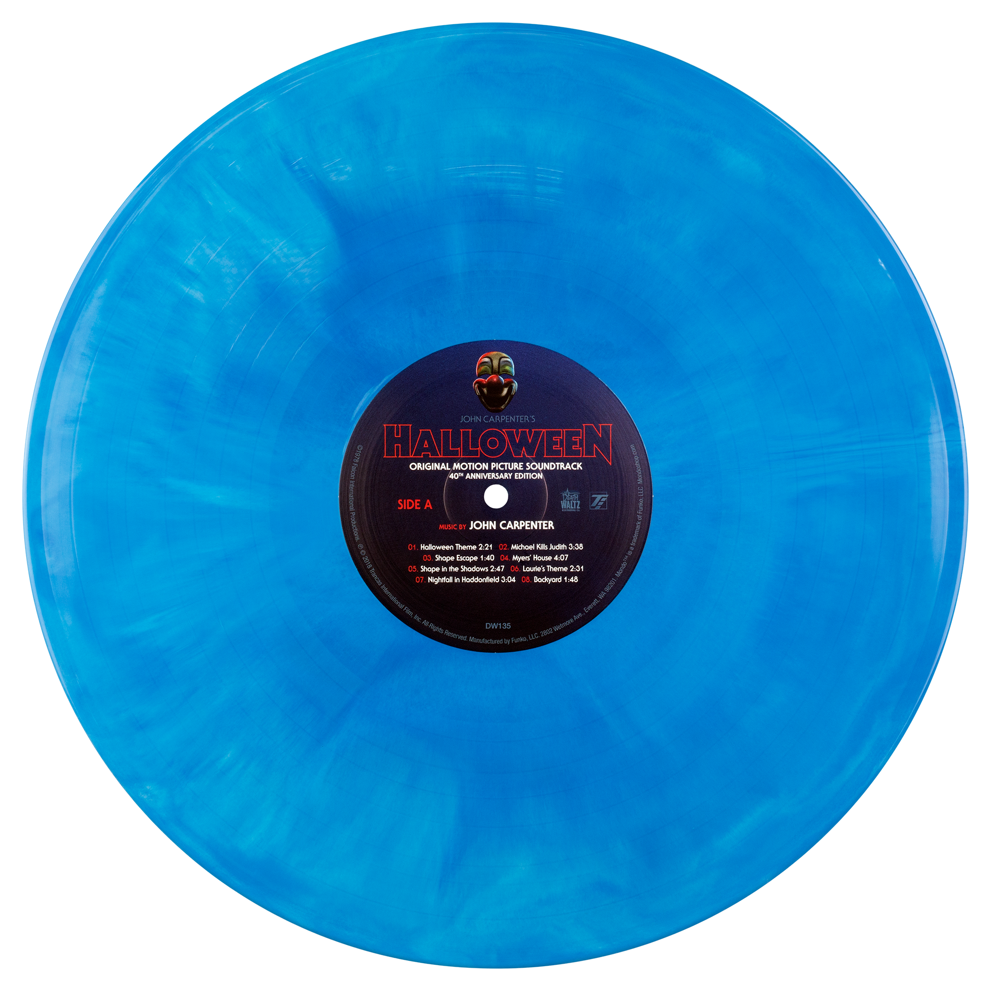 Halloween: 40th Anniversary Edition Original Soundtrack Vinyl LP - Classic Horror Movie Music for Halloween Parties & Film Collectors