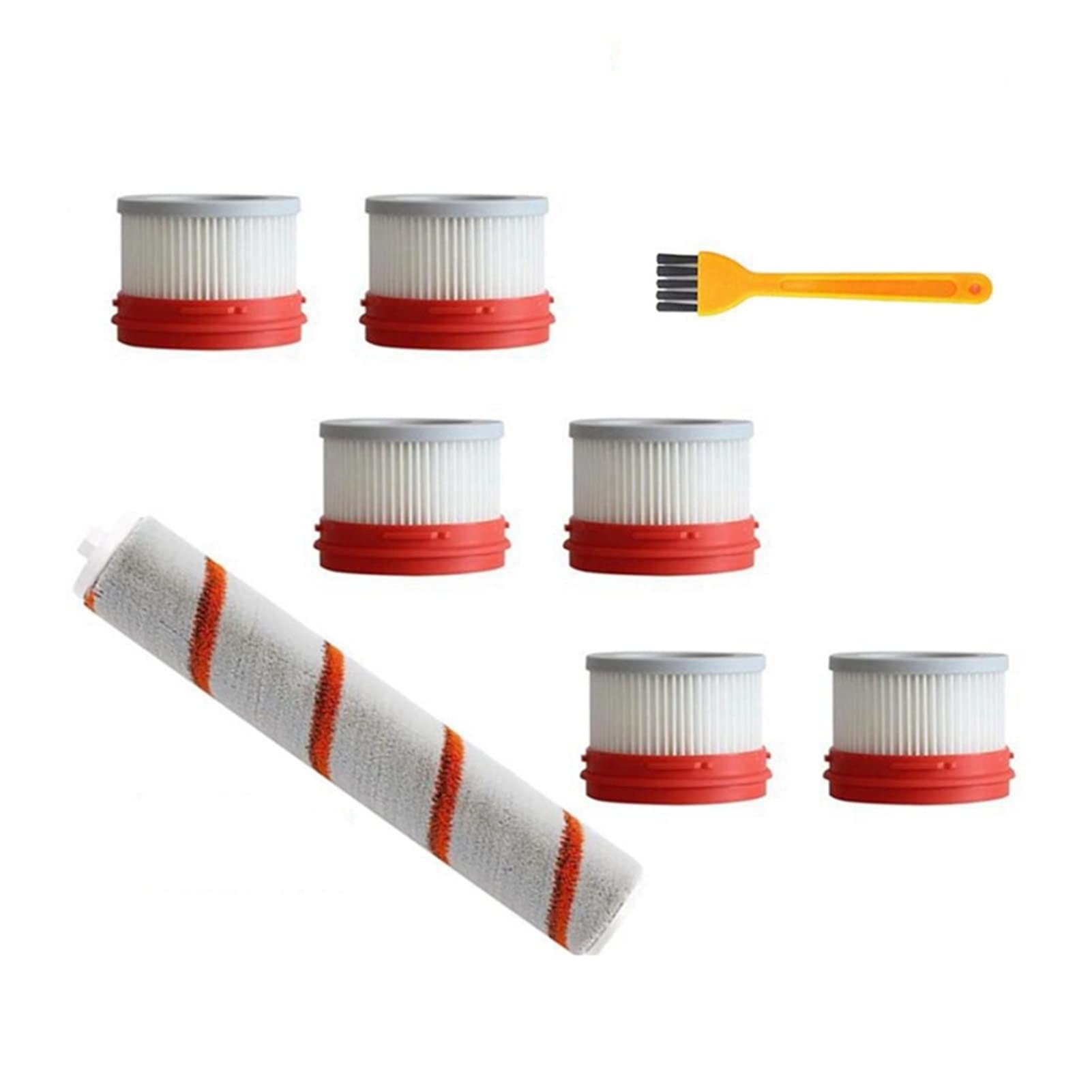 Original Vacuum Cleaner Hepa Filter & Roller Brush Kit for Xiaomi Dreame V9/V9B/V10 Wireless Handheld Vacuum - Navy Blue Replacement Parts for Deep Cleaning Floors, Carpets & Pet Hair Removal