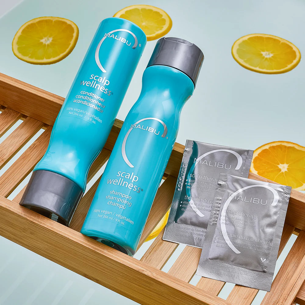 Malibu C Scalp Wellness Conditioner for Dry & Itchy Scalp - Hydrating & Soothing Treatment for Dandruff Relief - Perfect for Daily Hair Care & Scalp Health