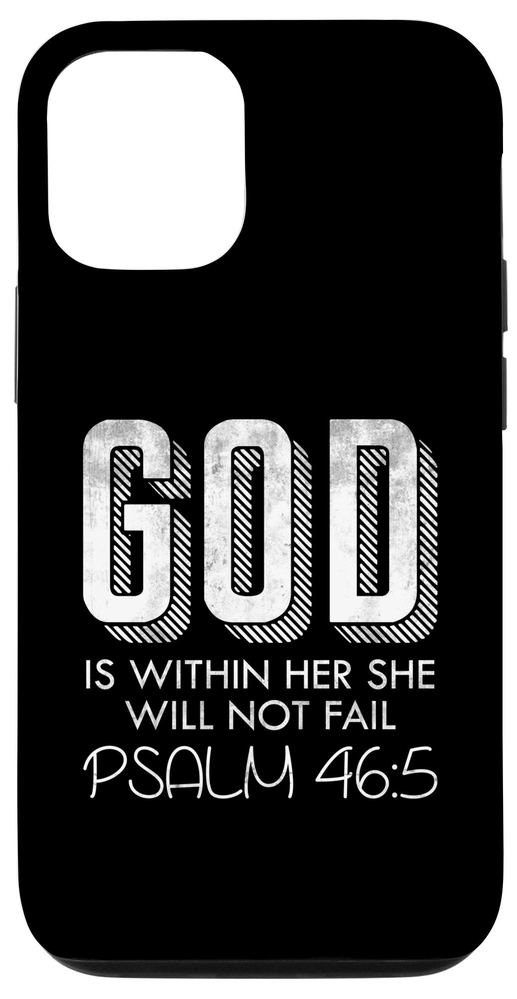 iPhone 12/12 Pro Christian Bible Verse Phone Case - Religious Spiritual Gift for Women - Prayer Protection Cover for Church, Bible Study & Daily Devotion
