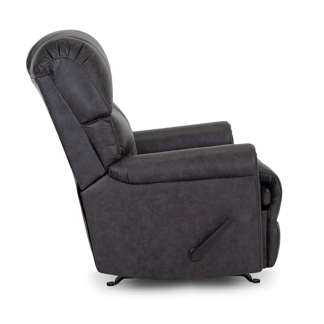 Captain Rocker Recliner Chair - Comfortable Rocking Recliner for Living Room, Nursery & Bedroom - Perfect for Relaxing, Nursing & Reading