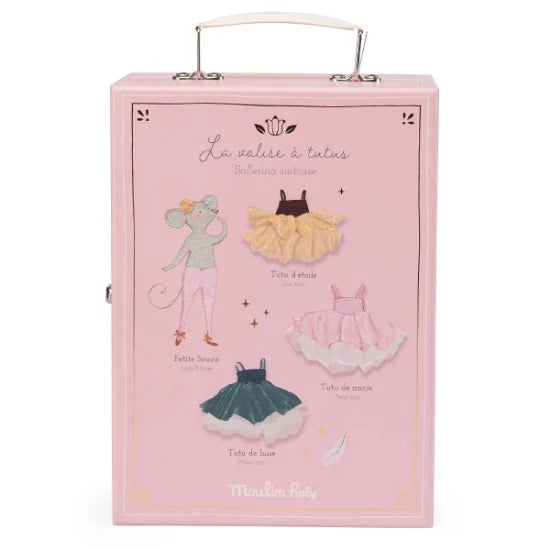 Ballerina Mouse Doll with Wardrobe & Tutu - Adorable Collectible Toy for Kids | Perfect for Ballet Themed Parties, Room Decor & Gift Giving