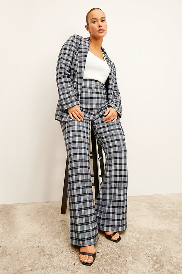 Horton Pant Knit Suiting Pants - Comfortable Stretch Formal Trousers for Office & Business Wear | Checkmate Collection | Perfect for Work, Meetings & Professional Events