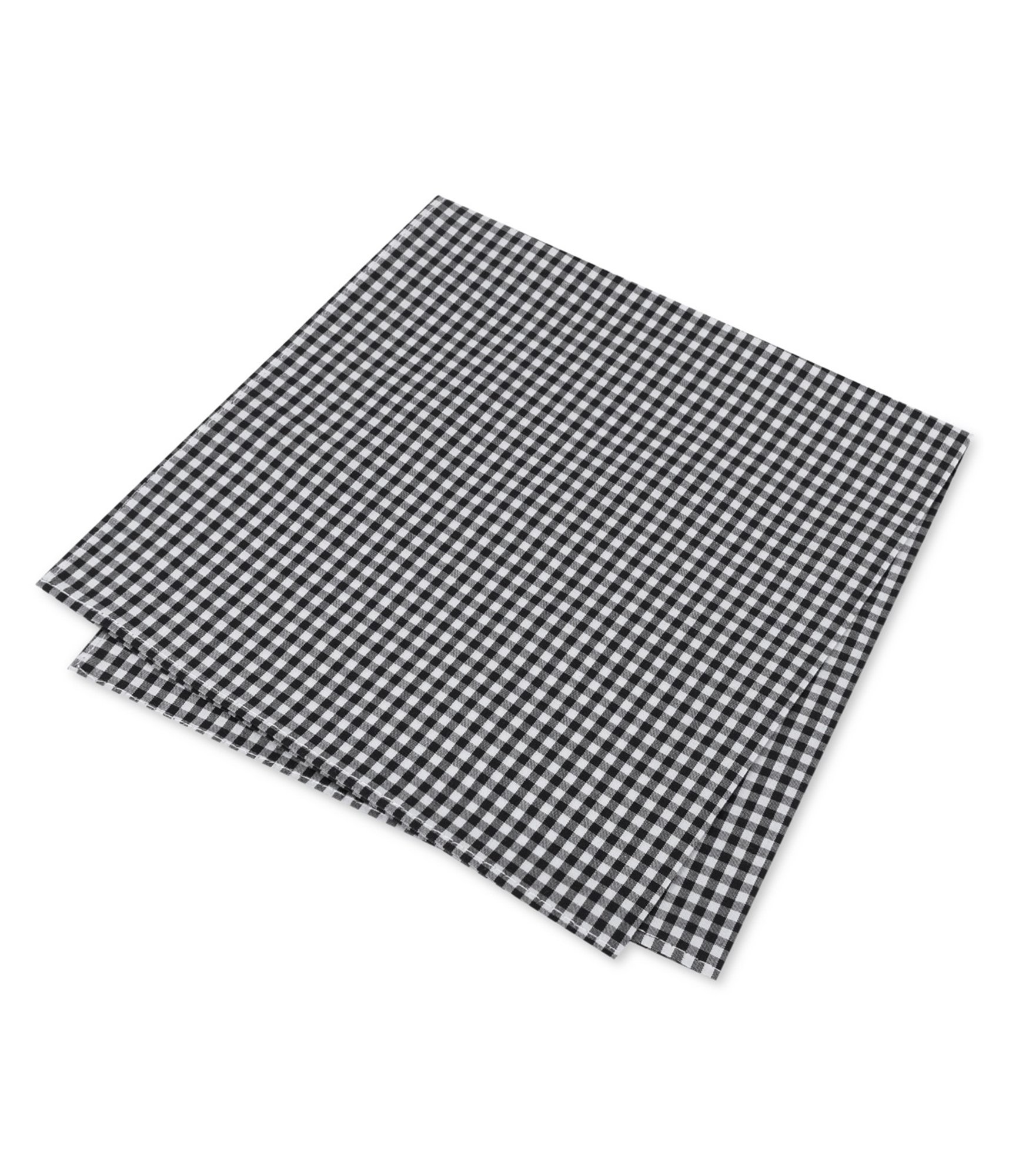 Tommy Hilfiger Men's Mini Gingham Pocket Square - Black One Size | Stylish Silk Pocket Square for Suits, Weddings & Formal Events