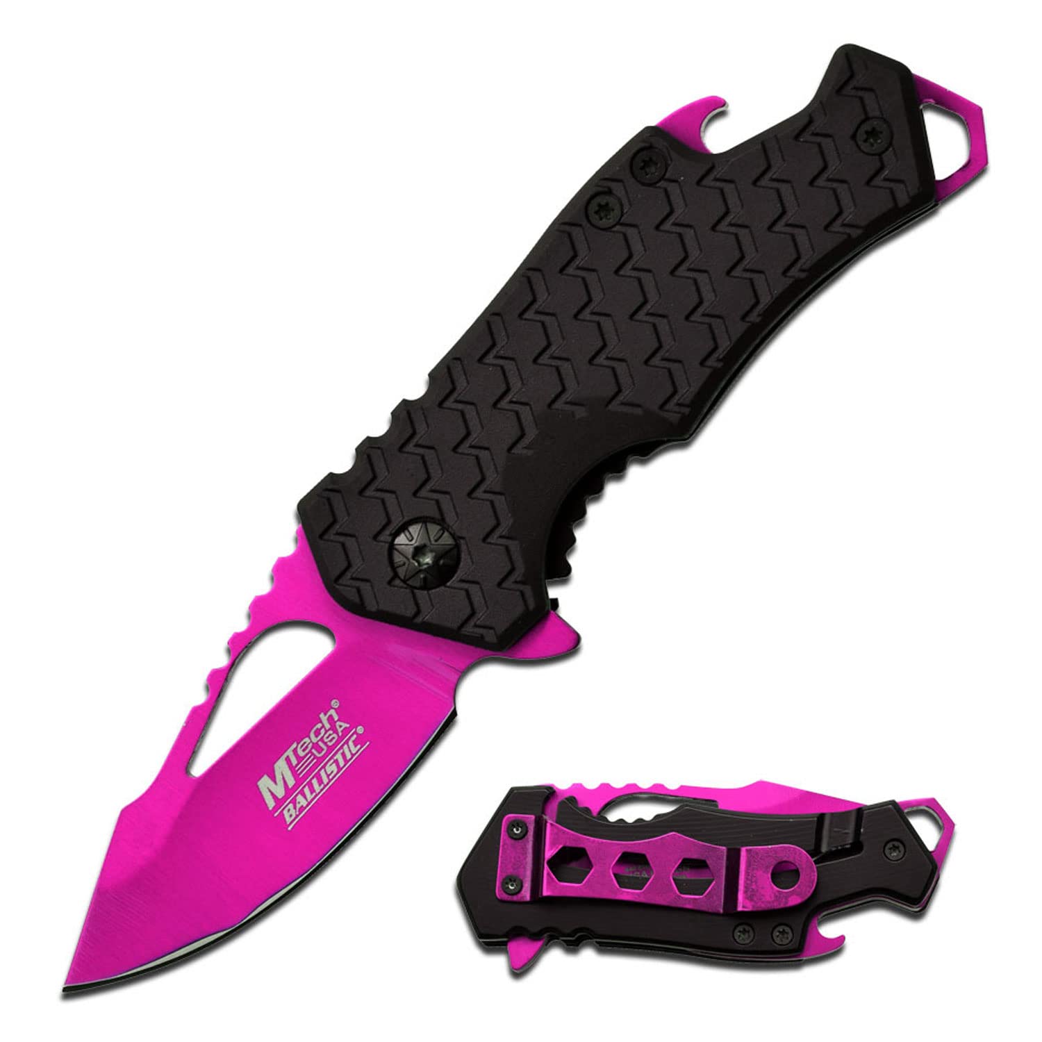 MTECH USA Spring Assisted Folding Knife - Tactical Pocket Knife with Quick Open Mechanism for Outdoor, Camping & EDC Use