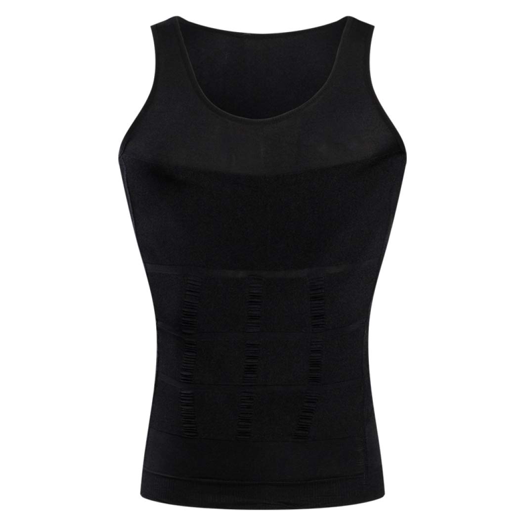 Men's Slimming Shirt & Compression Vest - Body Shaper for Belly Fat, Waist Trainer & Posture Corrector - Perfect for Workouts, Office Wear & Everyday Use