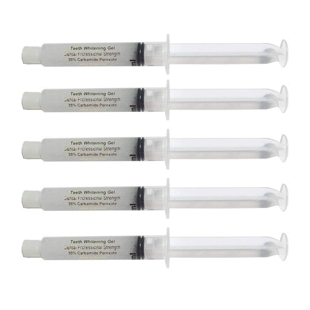 Professional Teeth Whitening Gel with 35% Carbamide Peroxide - Syringe Dispenser for Effective Tooth Bleaching (3ml & 5ml Options) | At-Home Whitening Treatment for Brighter Smile | Perfect for Special Occasions & Daily Confidence Boost