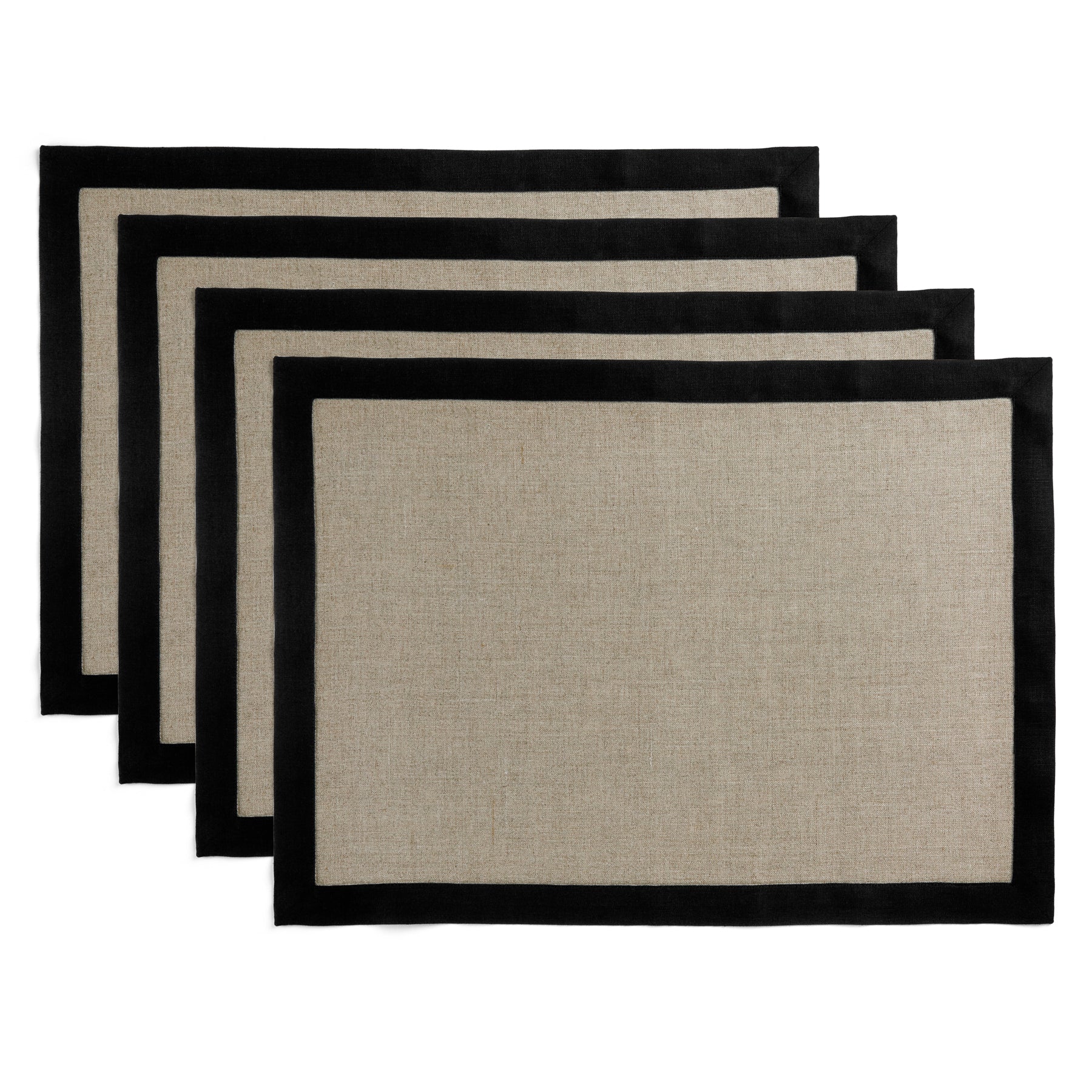 Premium Classic Cotton Placemats Set of 4 - Elegant Table Decor for Dining Room, Kitchen & Holiday Gatherings