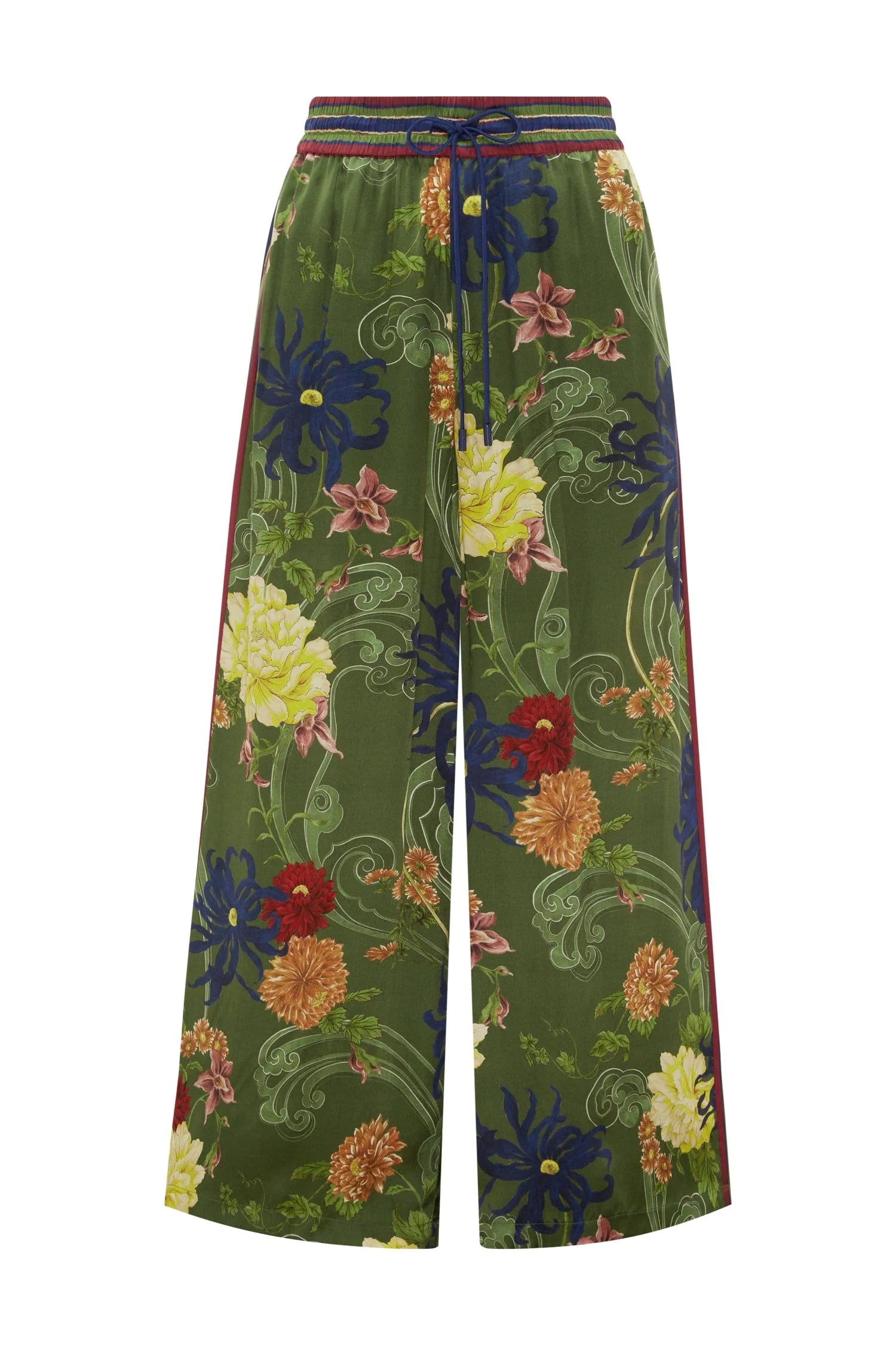 Avery Silk Pants for Women - Soft & Comfortable High-Waisted Palazzo Pants - Perfect for Office, Travel & Lounge Wear